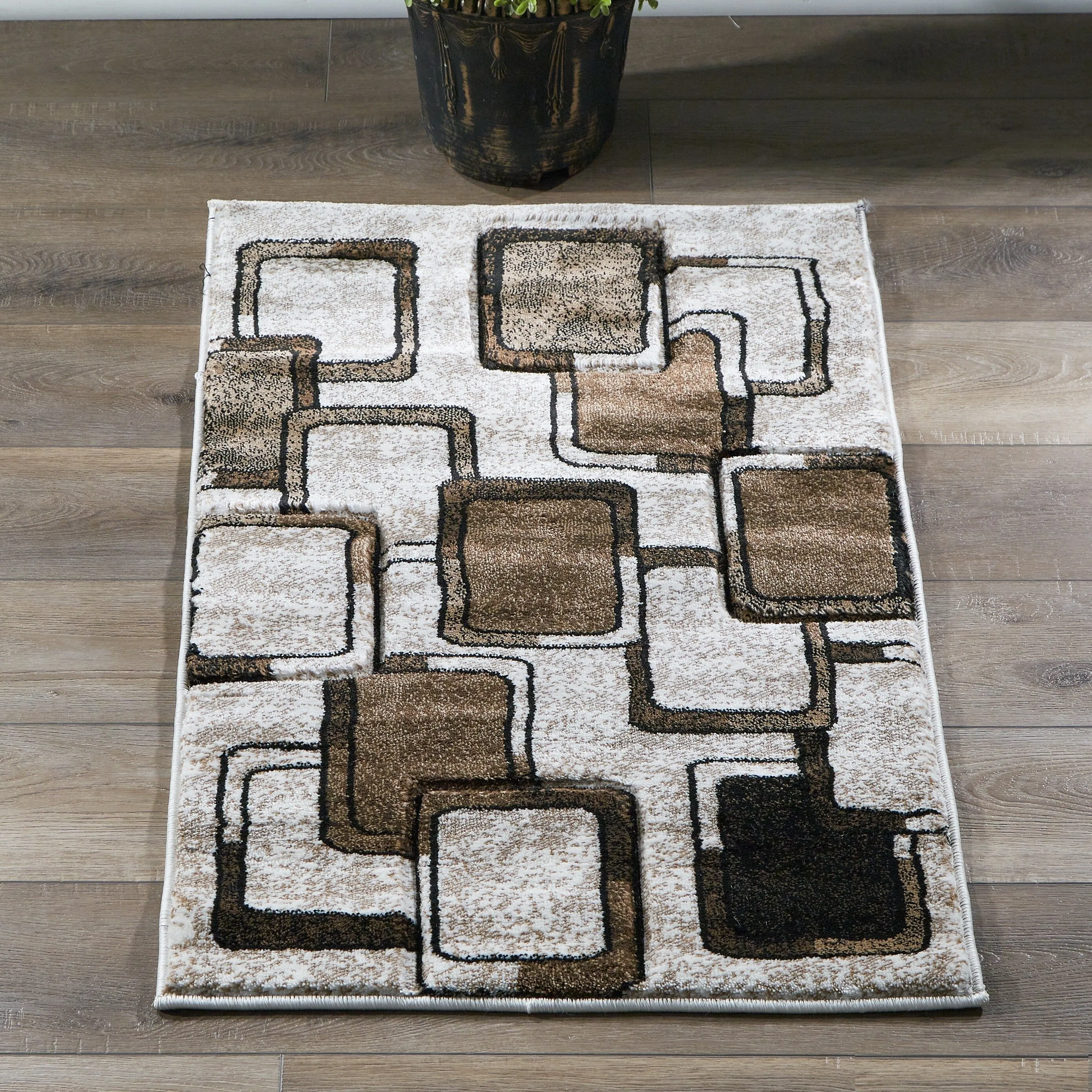 Orelsi Collection Abstract Area Rug