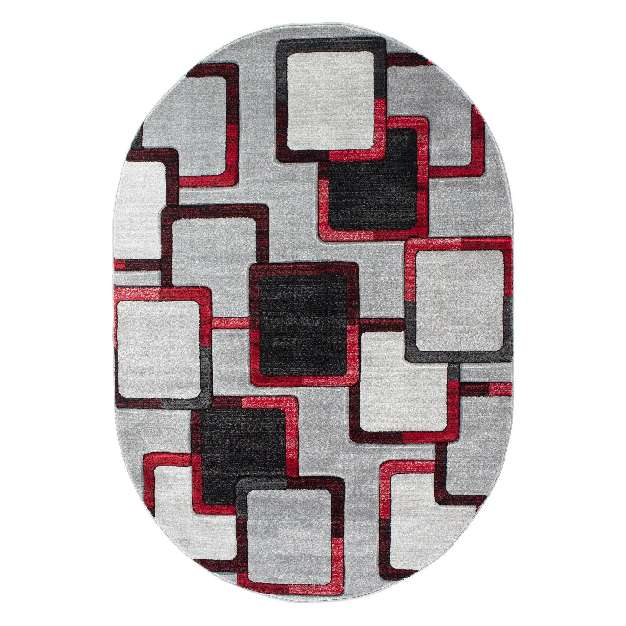 Orelsi Collection Abstract Area Rug