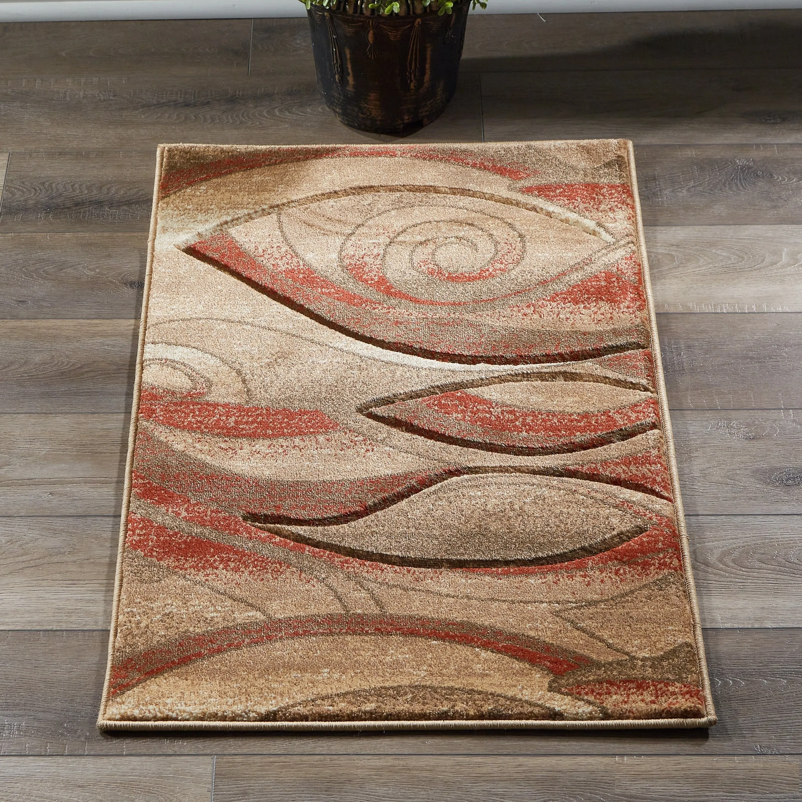 Orelsi Collection Abstract Area Rug