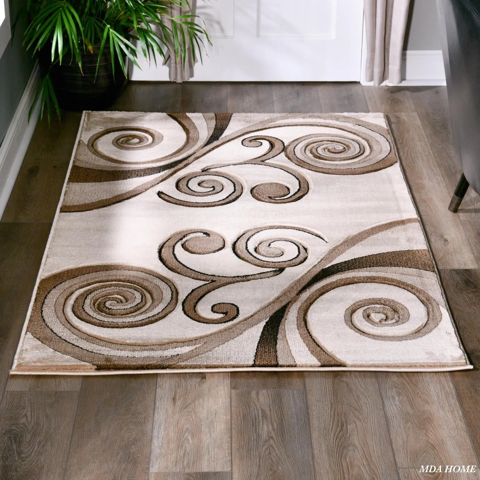 Orelsi Collection Abstract Area Rug