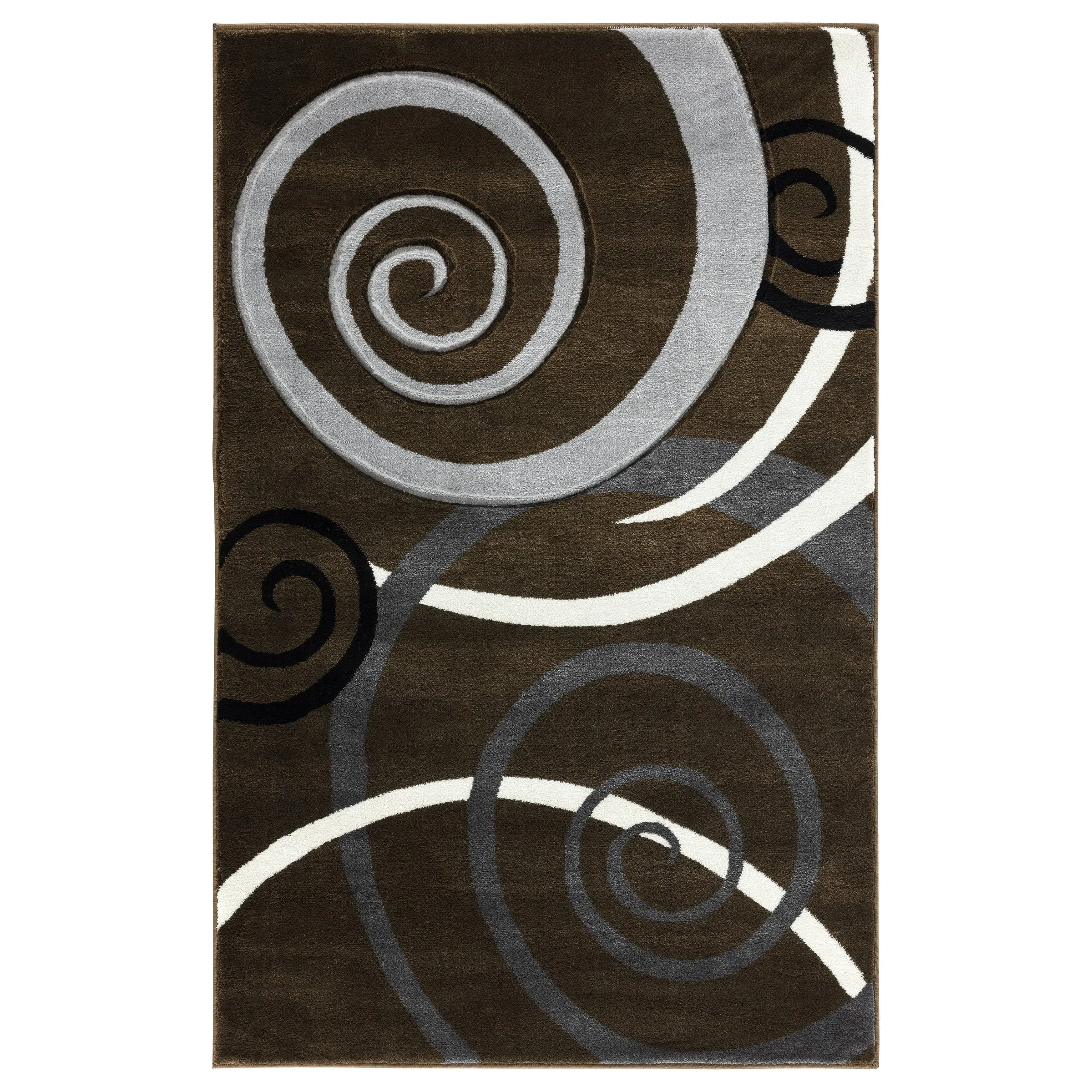 Orelsi Collection Swirl Area Rug