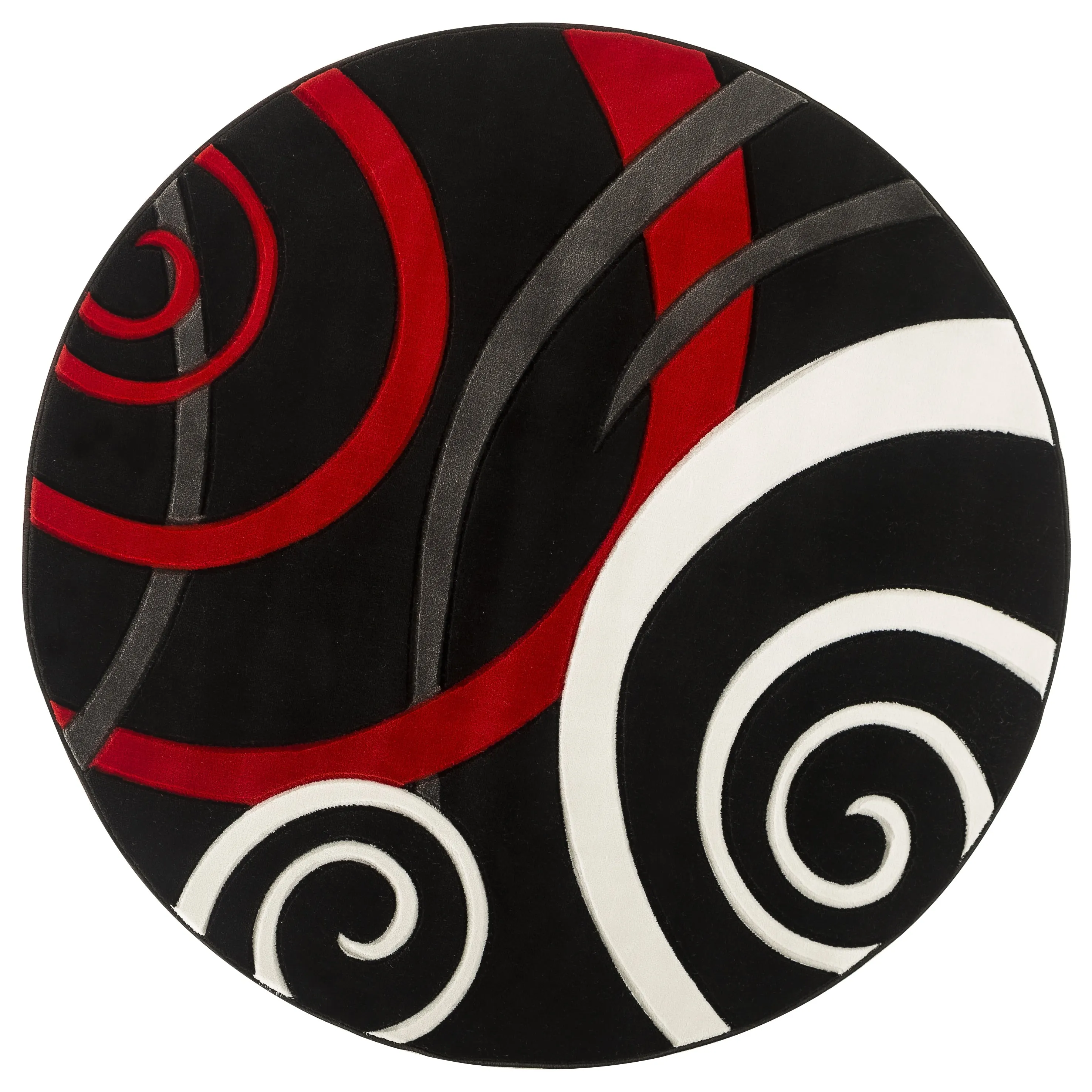 Orelsi Collection Swirl Area Rug