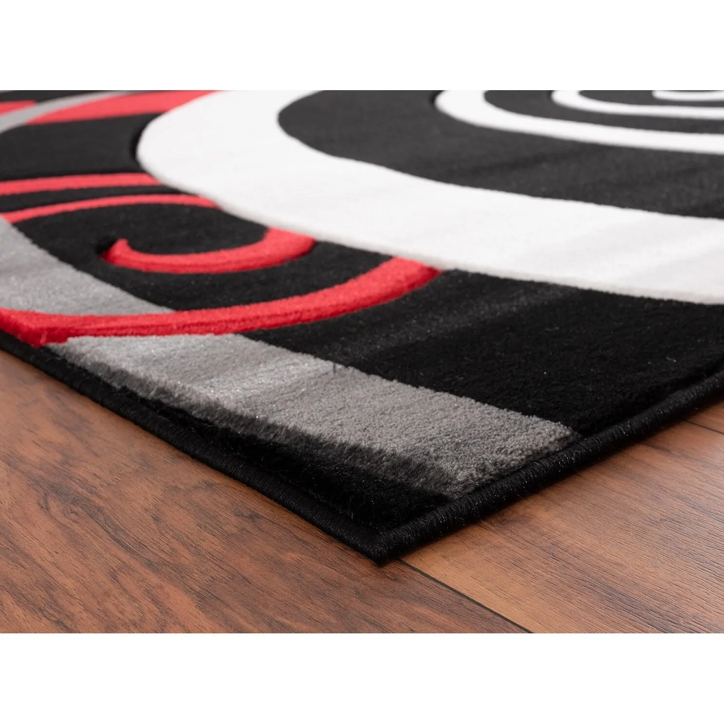 Orelsi Collection Swirl Area Rug