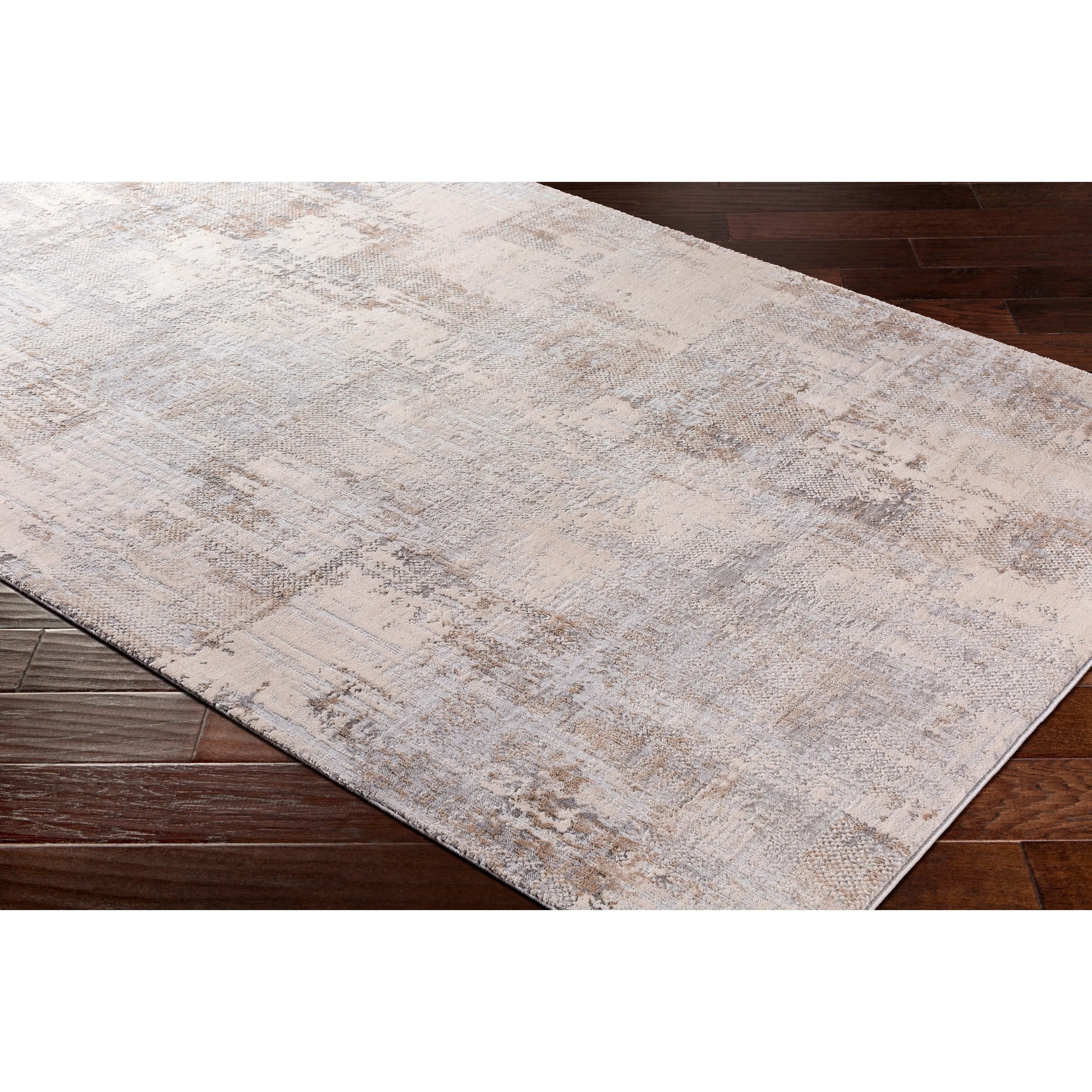 Oswald Grey Modern Area Rug - 8'10 x 12'4