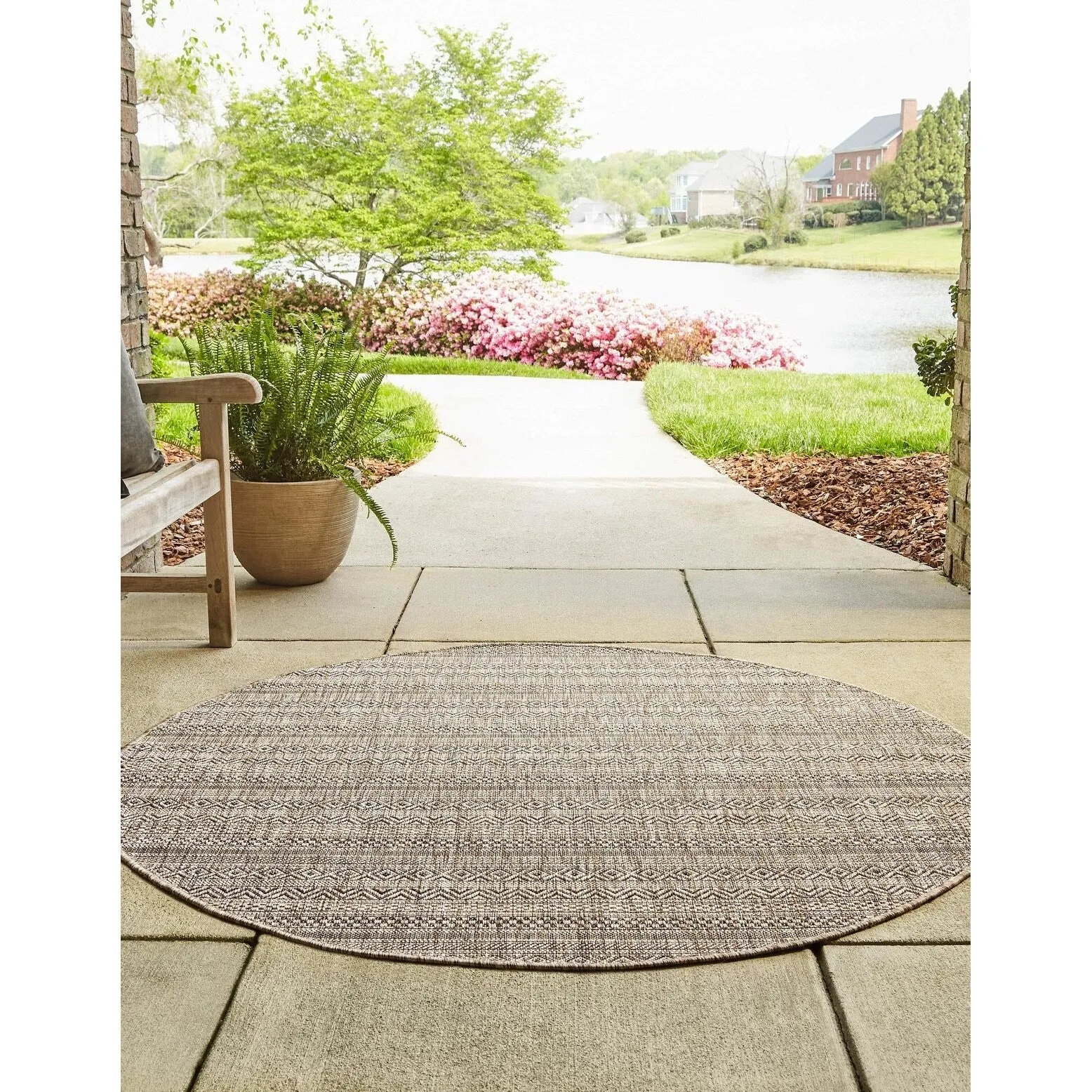 Outdoor Laaset Collection Area Rug