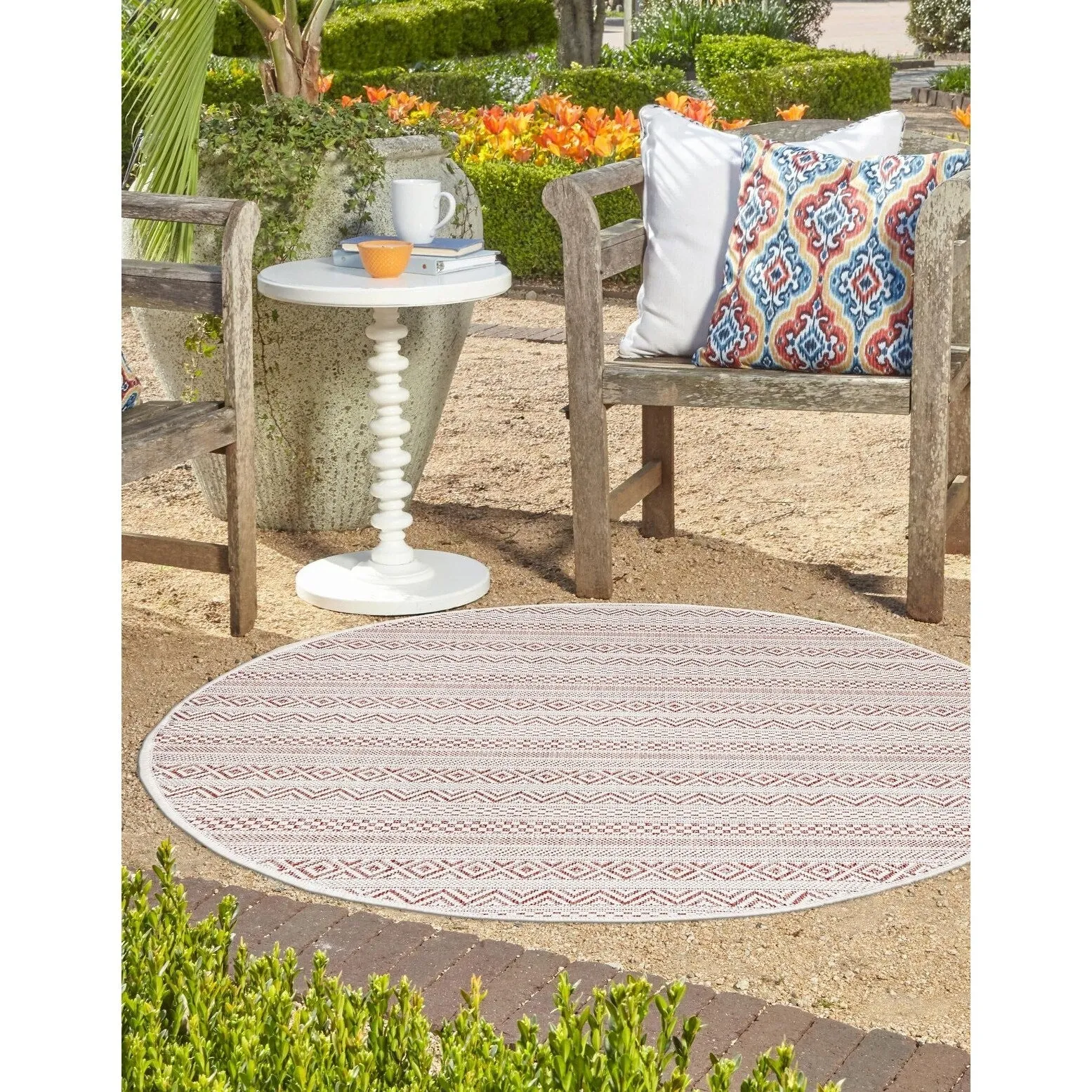 Outdoor Laaset Collection Area Rug
