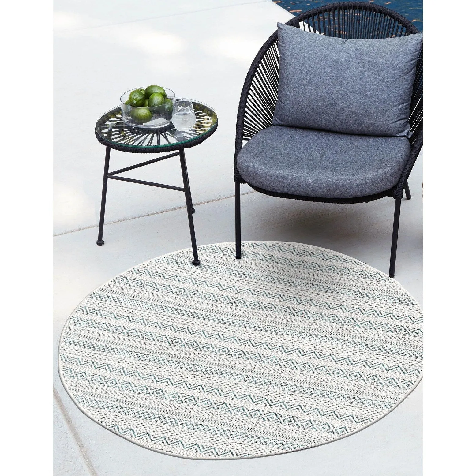 Outdoor Laaset Collection Area Rug