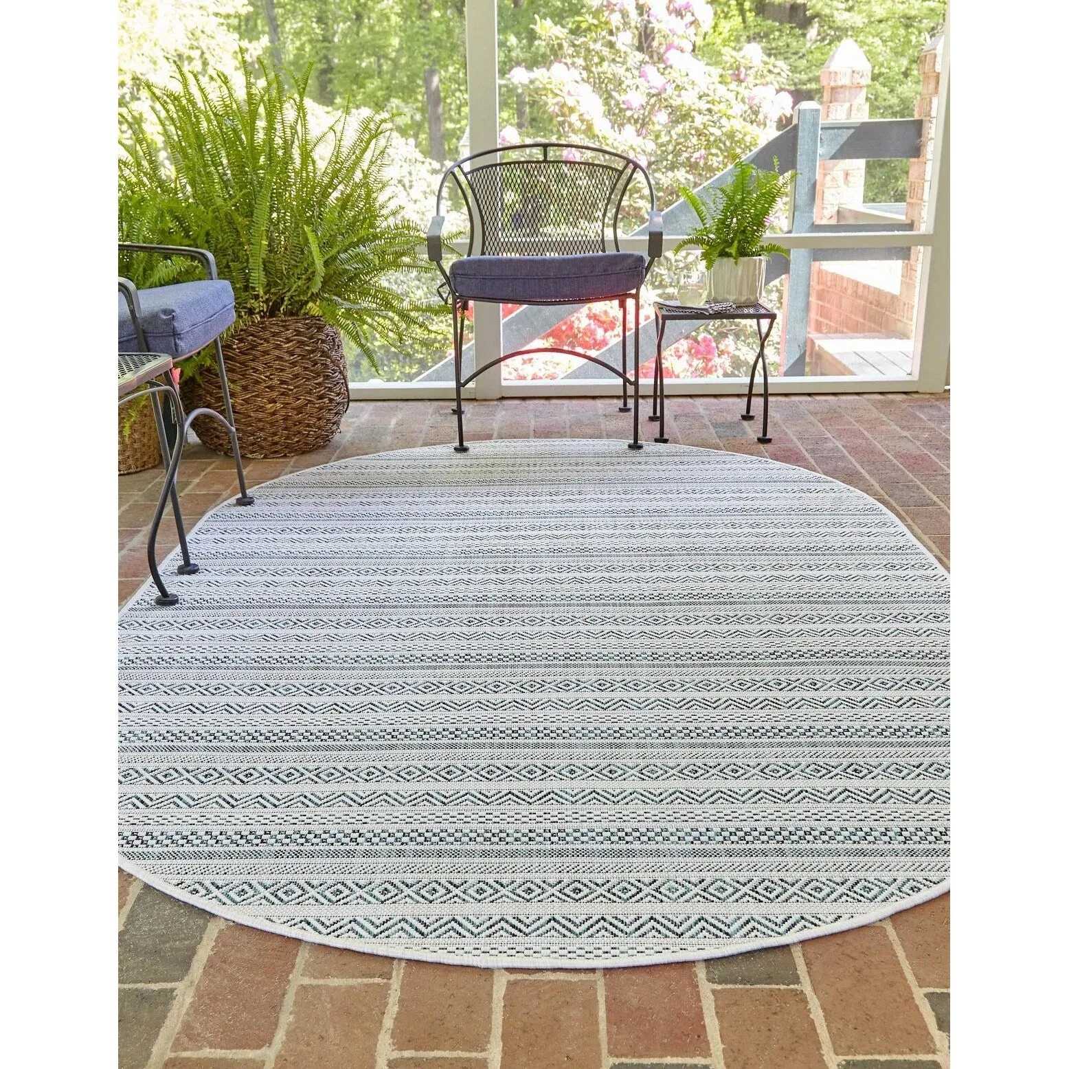 Outdoor Laaset Collection Area Rug