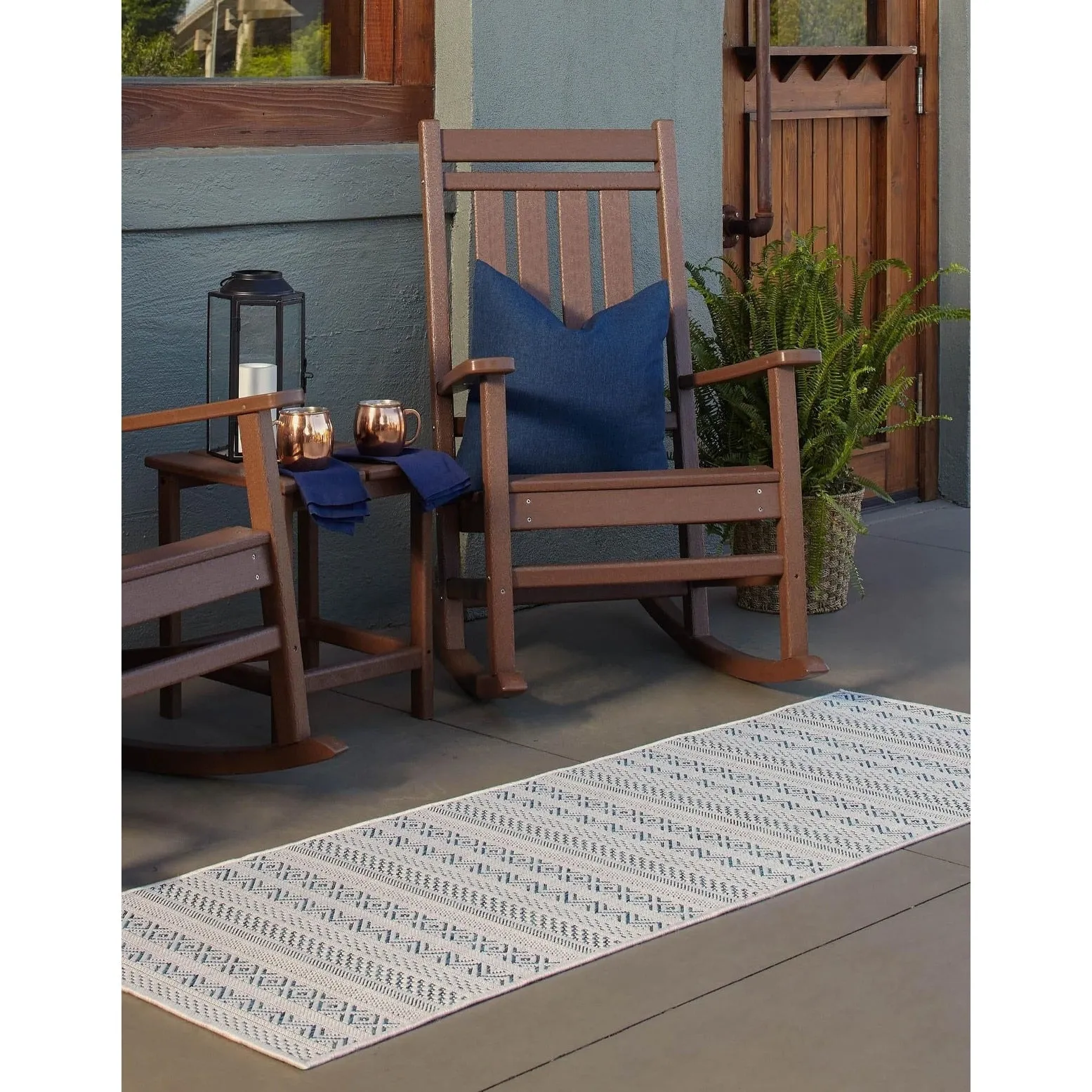Outdoor Laaset Collection Area Rug