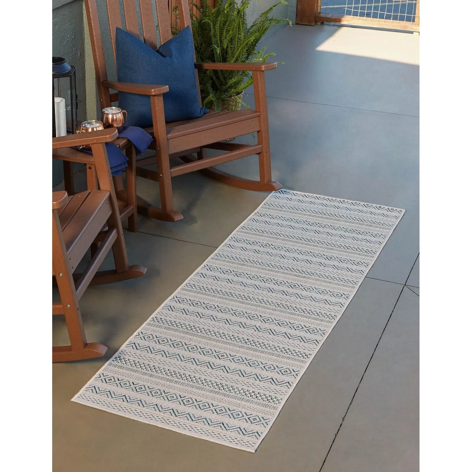 Outdoor Laaset Collection Area Rug