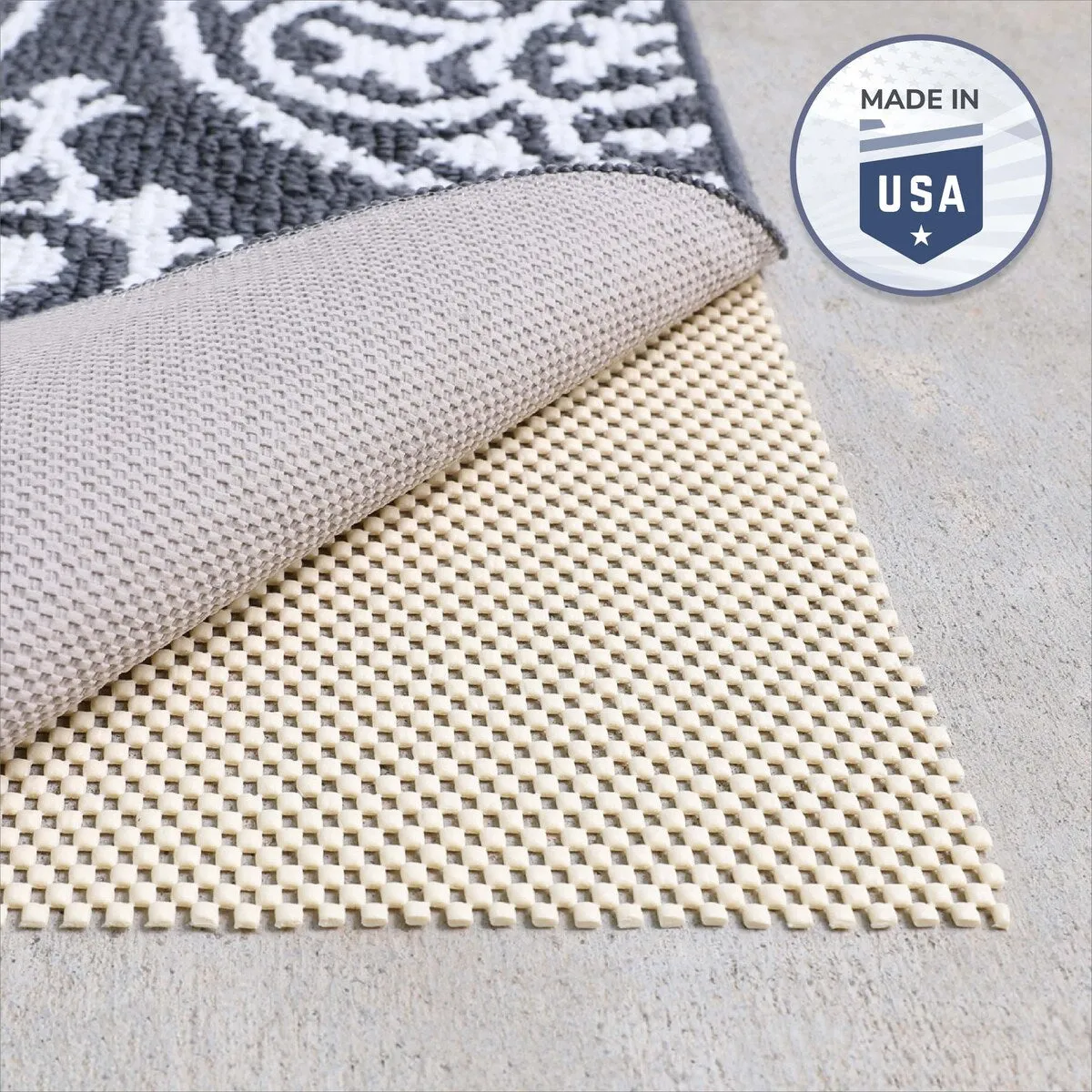 Outdoor Non Slip Rug Pad by Slip-Stop - Ivory