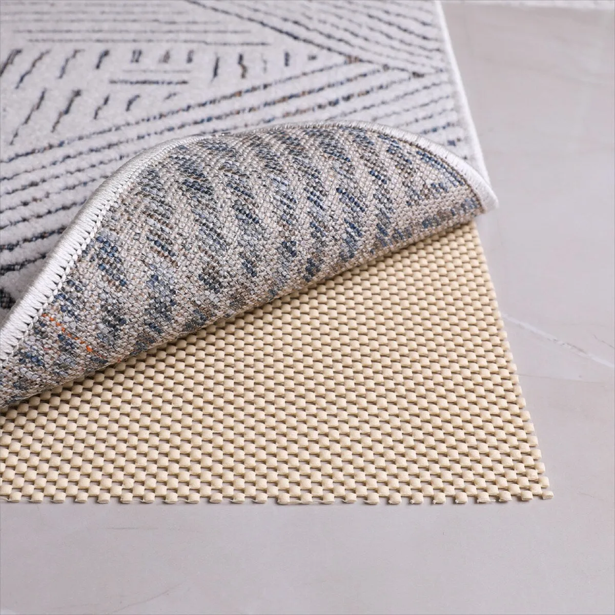 Outdoor Non Slip Rug Pad by Slip-Stop - Ivory