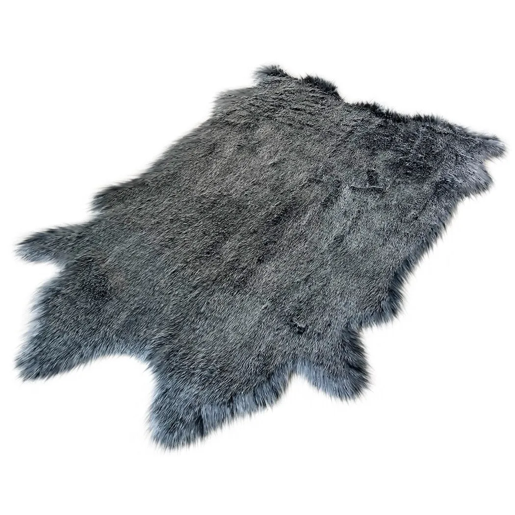Ovella Home Premium Faux Buffalo Skin Shag Rug