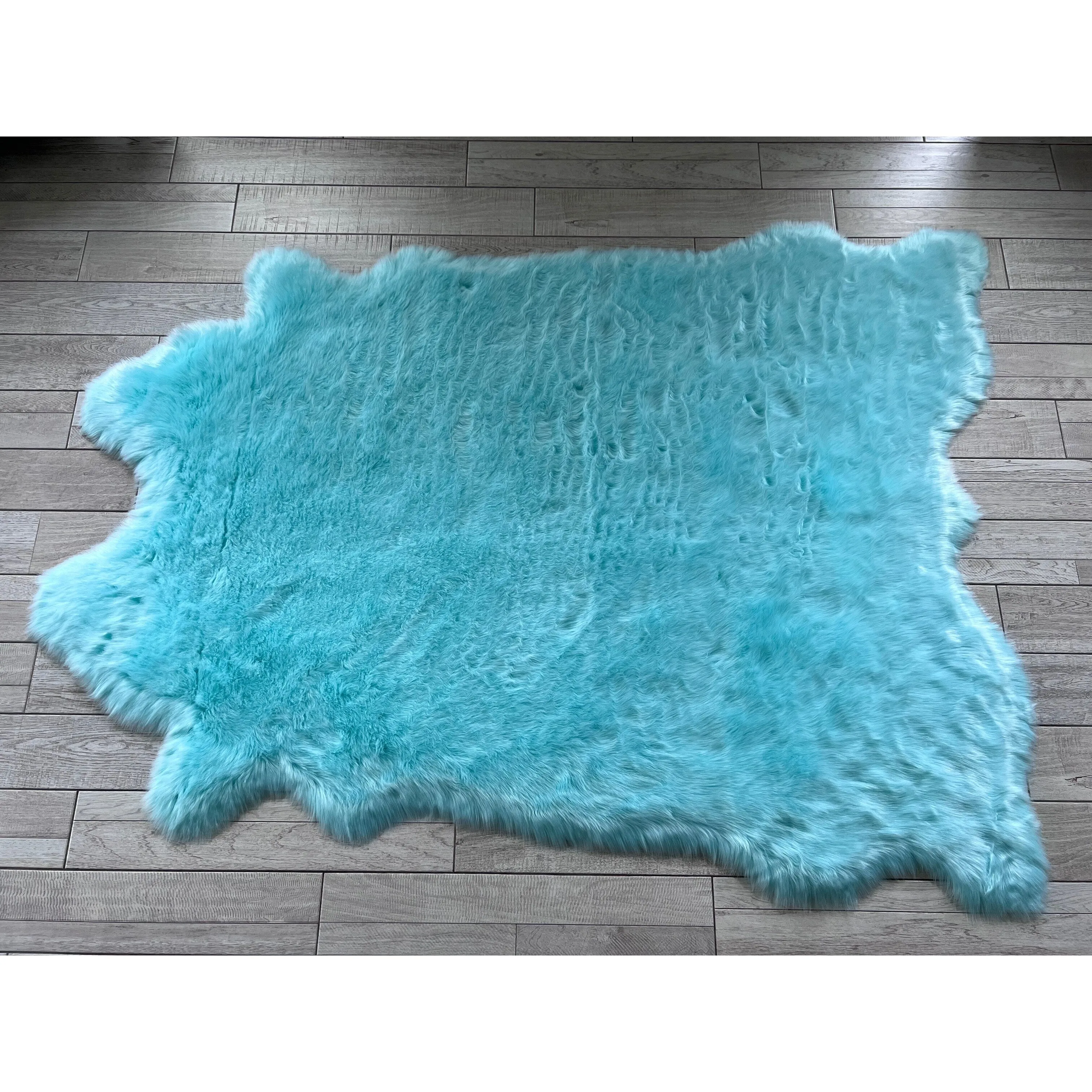 Ovella Home Premium Faux Buffalo Skin Shag Rug