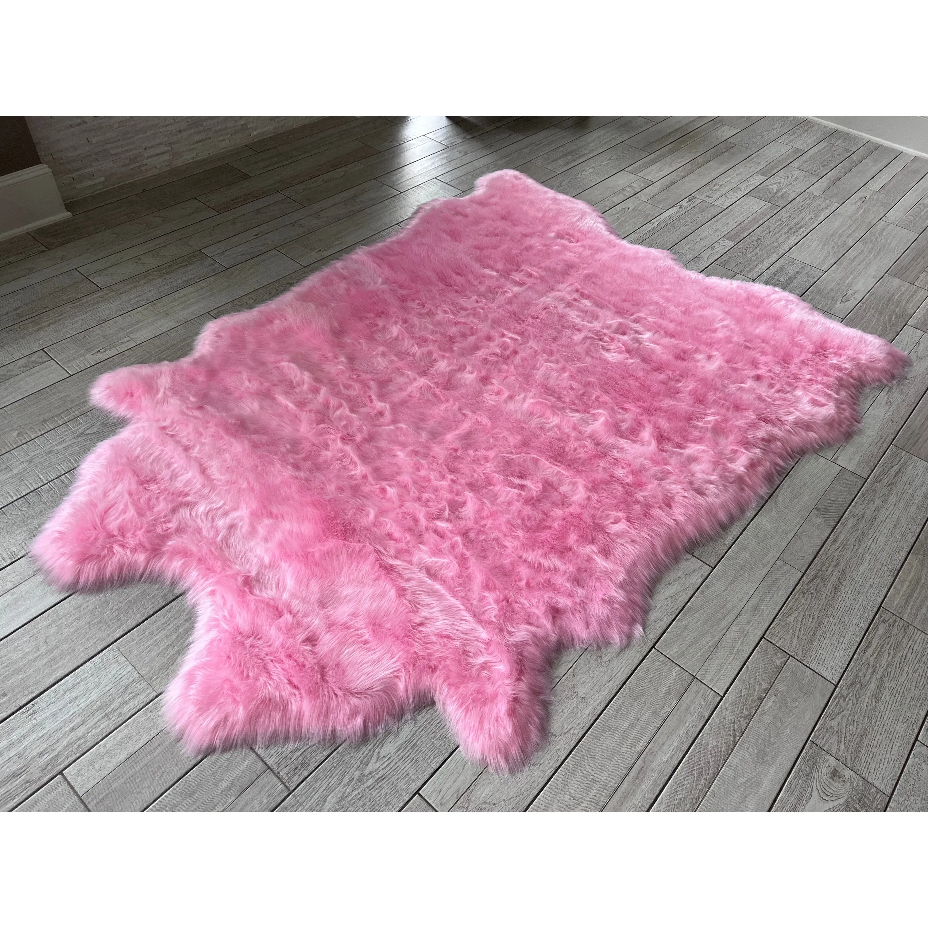 Ovella Home Premium Faux Buffalo Skin Shag Rug