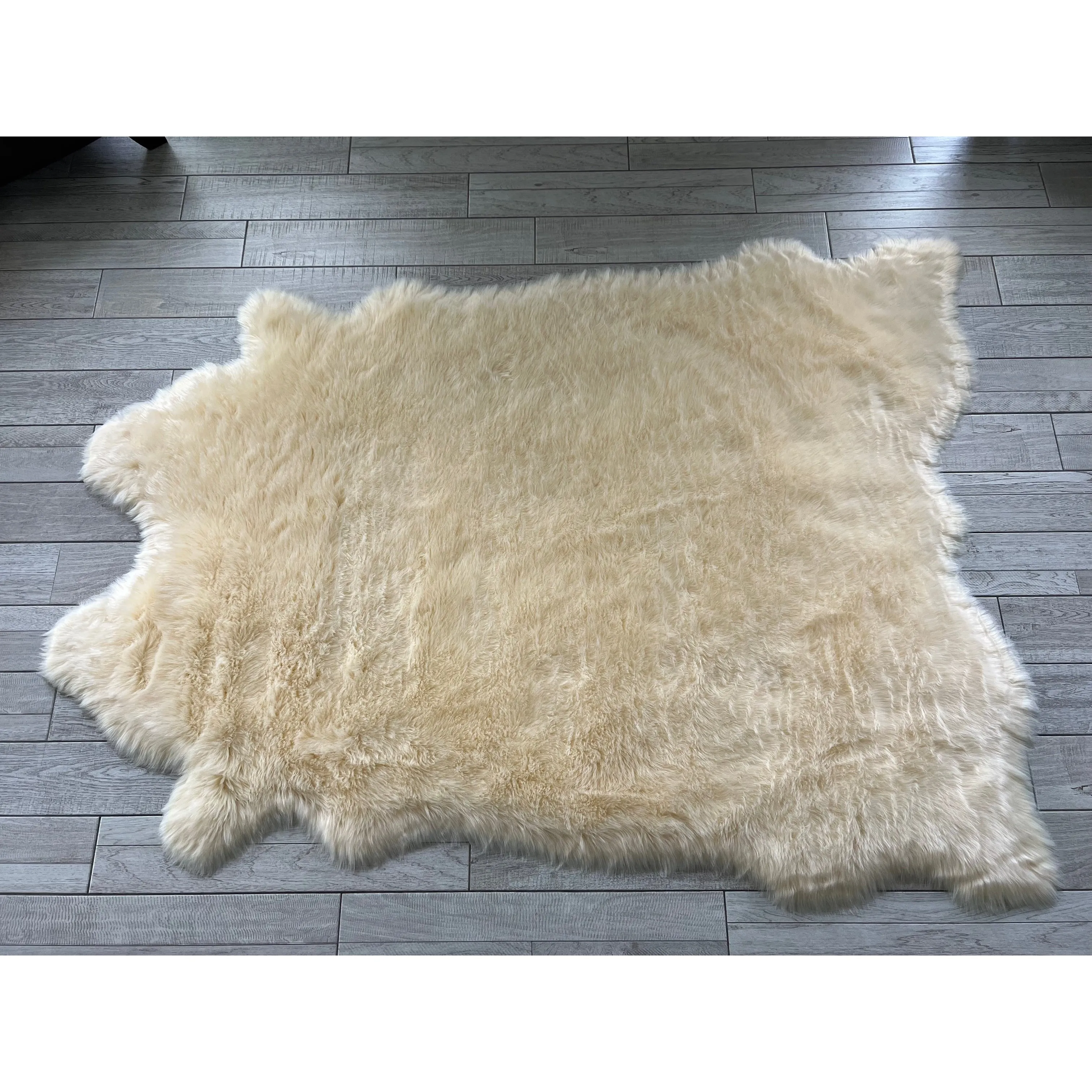 Ovella Home Premium Faux Buffalo Skin Shag Rug