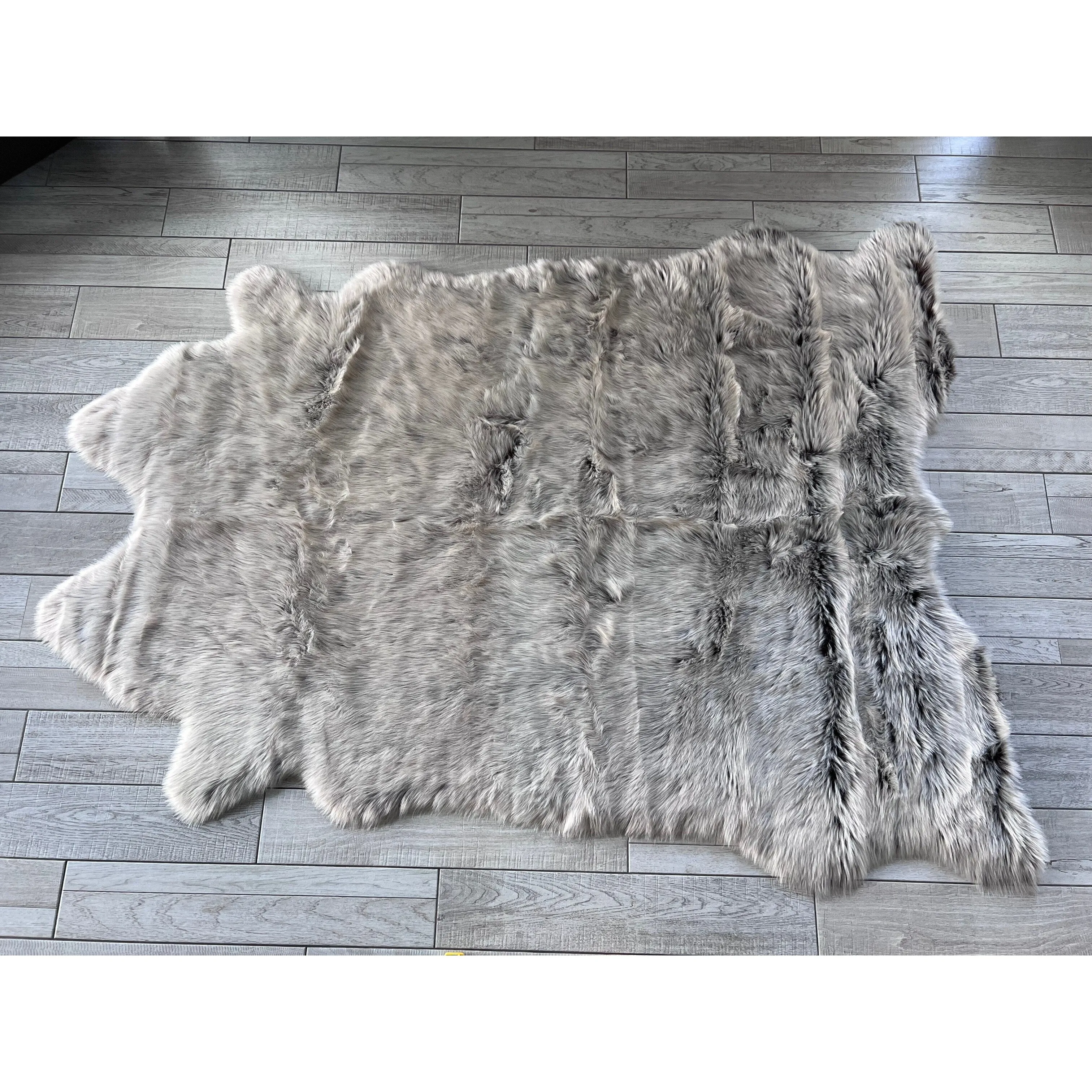 Ovella Home Premium Faux Buffalo Skin Shag Rug