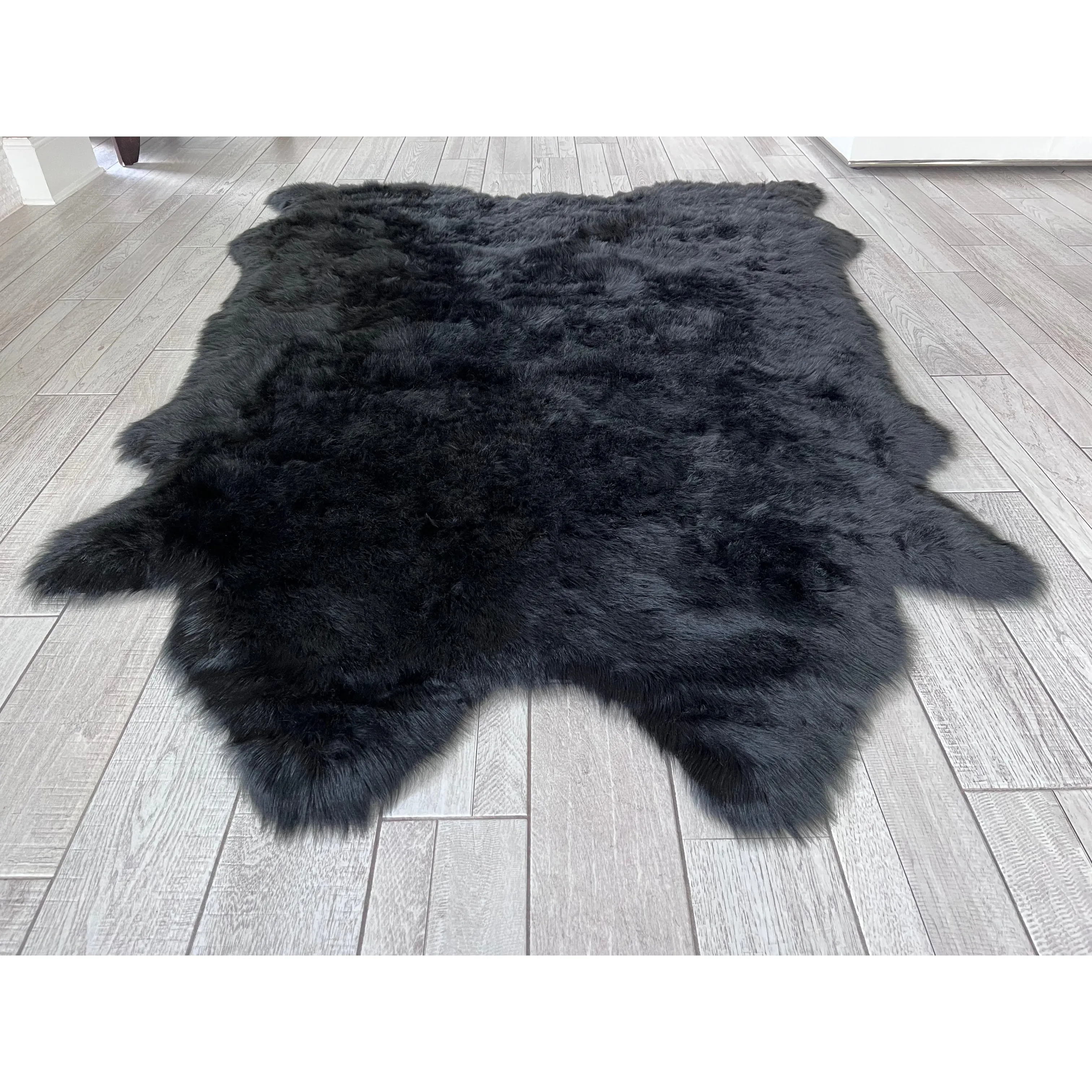 Ovella Home Premium Faux Buffalo Skin Shag Rug