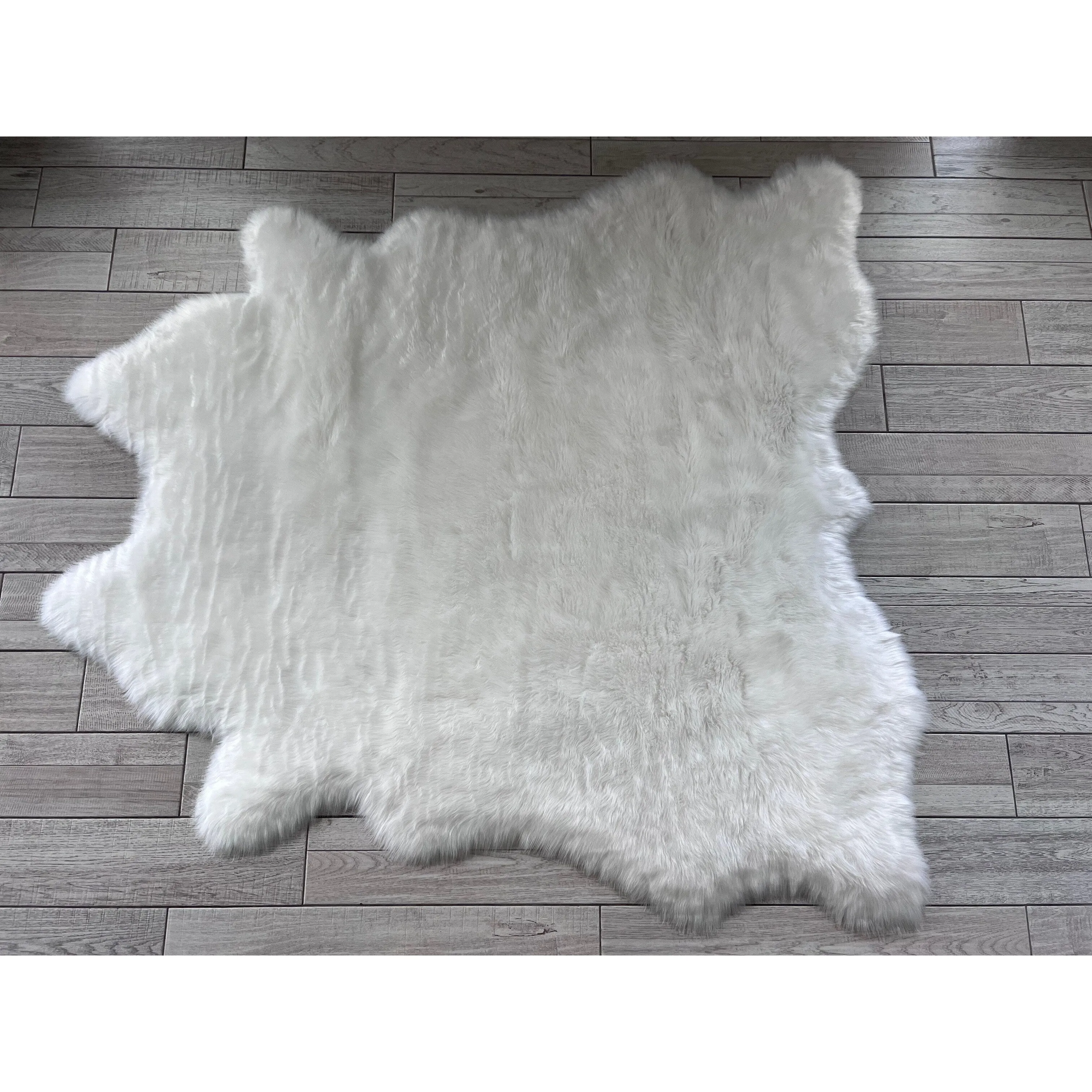 Ovella Home Premium Faux Buffalo Skin Shag Rug