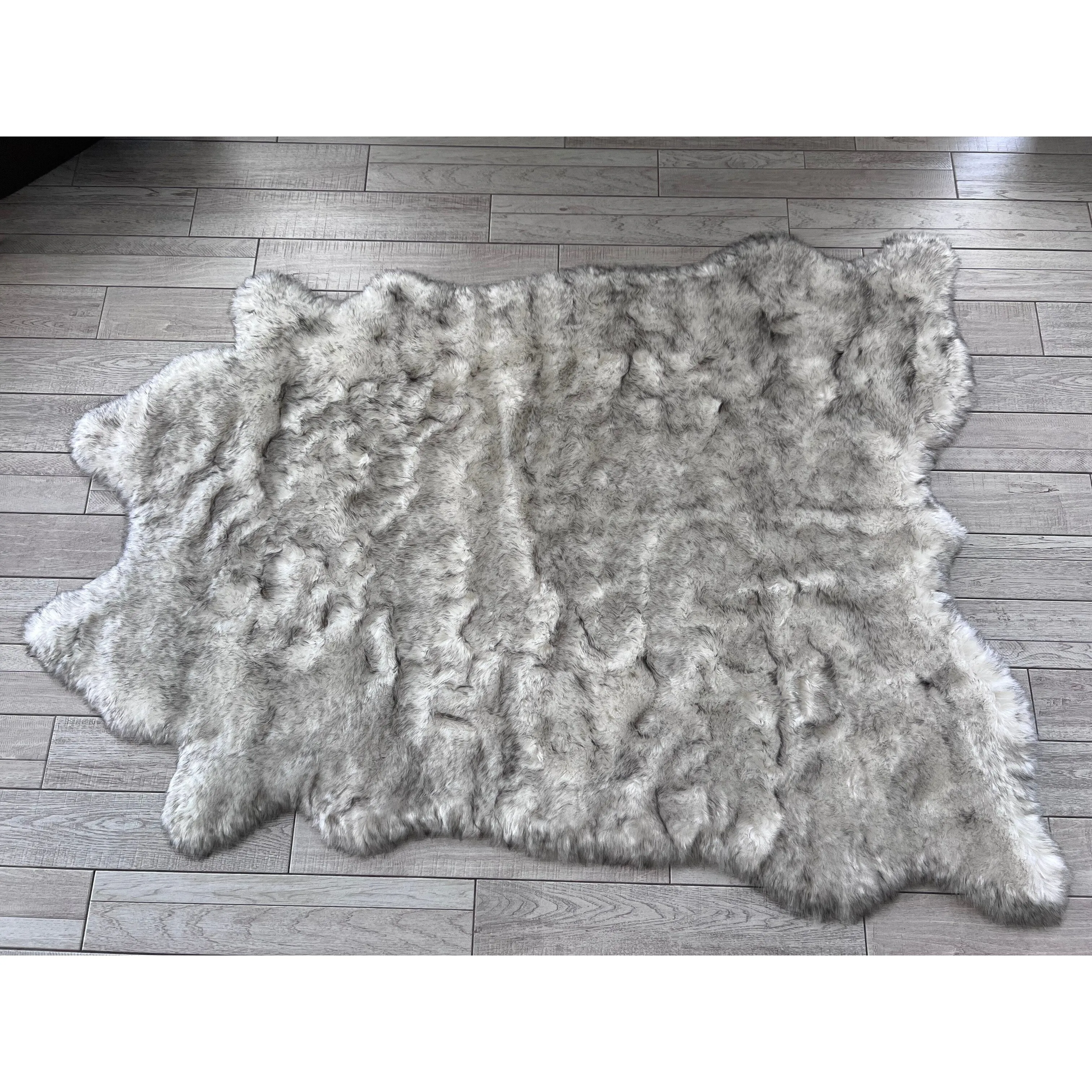 Ovella Home Premium Faux Buffalo Skin Shag Rug