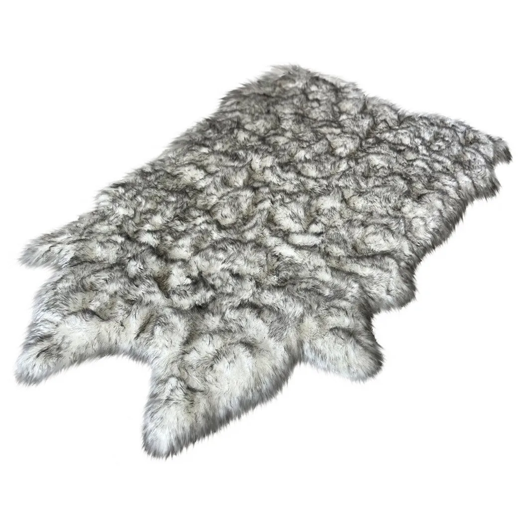 Ovella Home Premium Faux Buffalo Skin Shag Rug