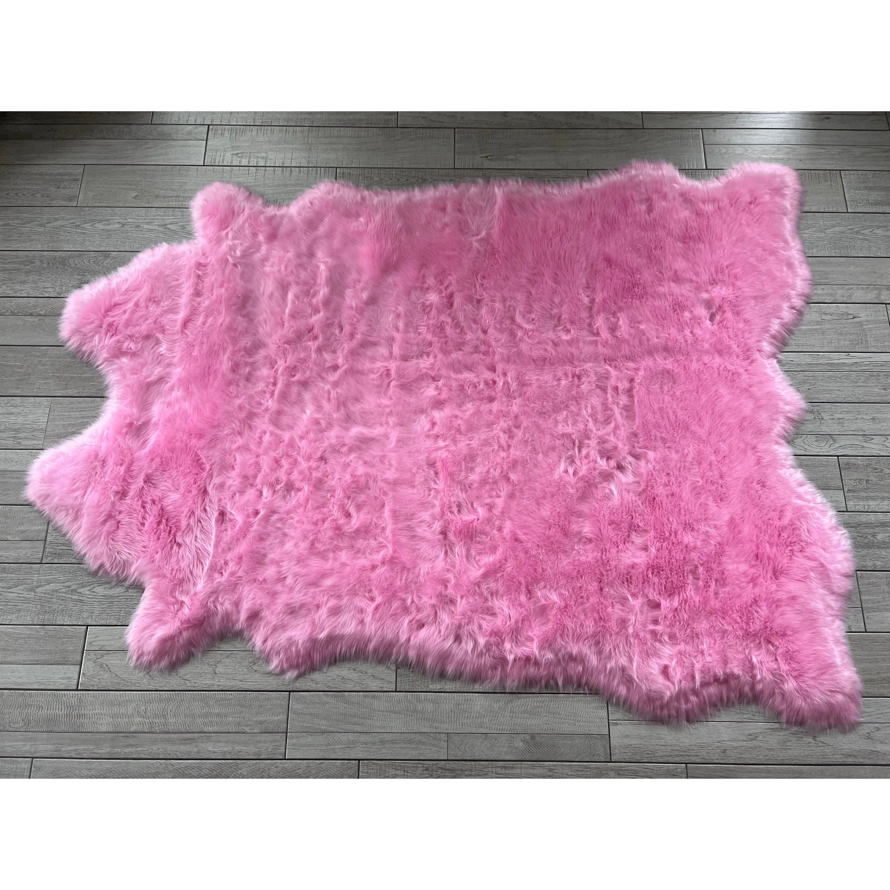 Ovella Home Premium Faux Buffalo Skin Shag Rug