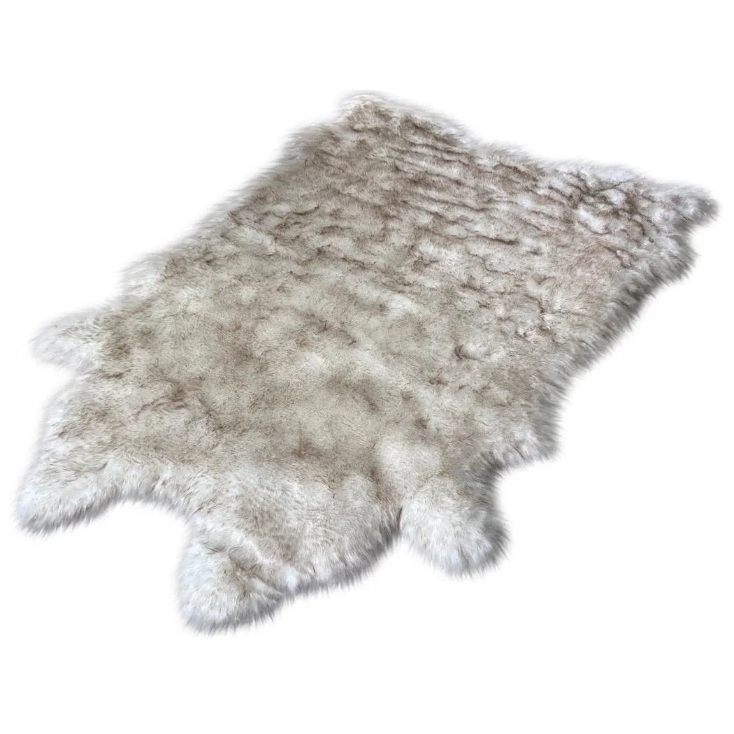 Ovella Home Premium Faux Buffalo Skin Shag Rug