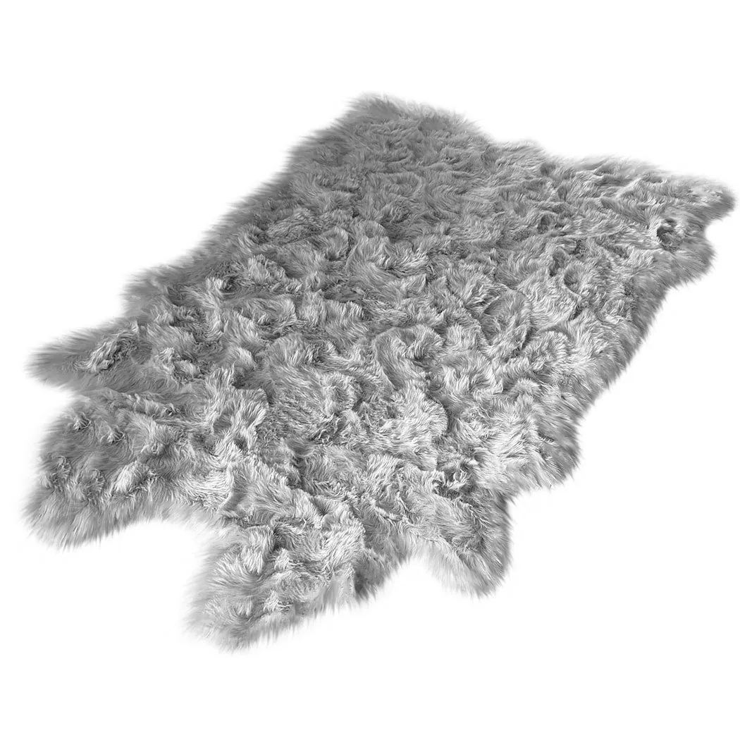 Ovella Home Premium Faux Buffalo Skin Shag Rug