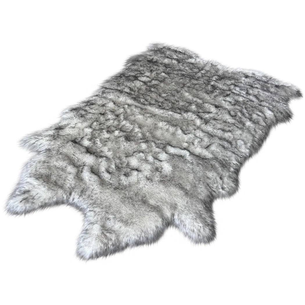 Ovella Home Premium Faux Buffalo Skin Shag Rug
