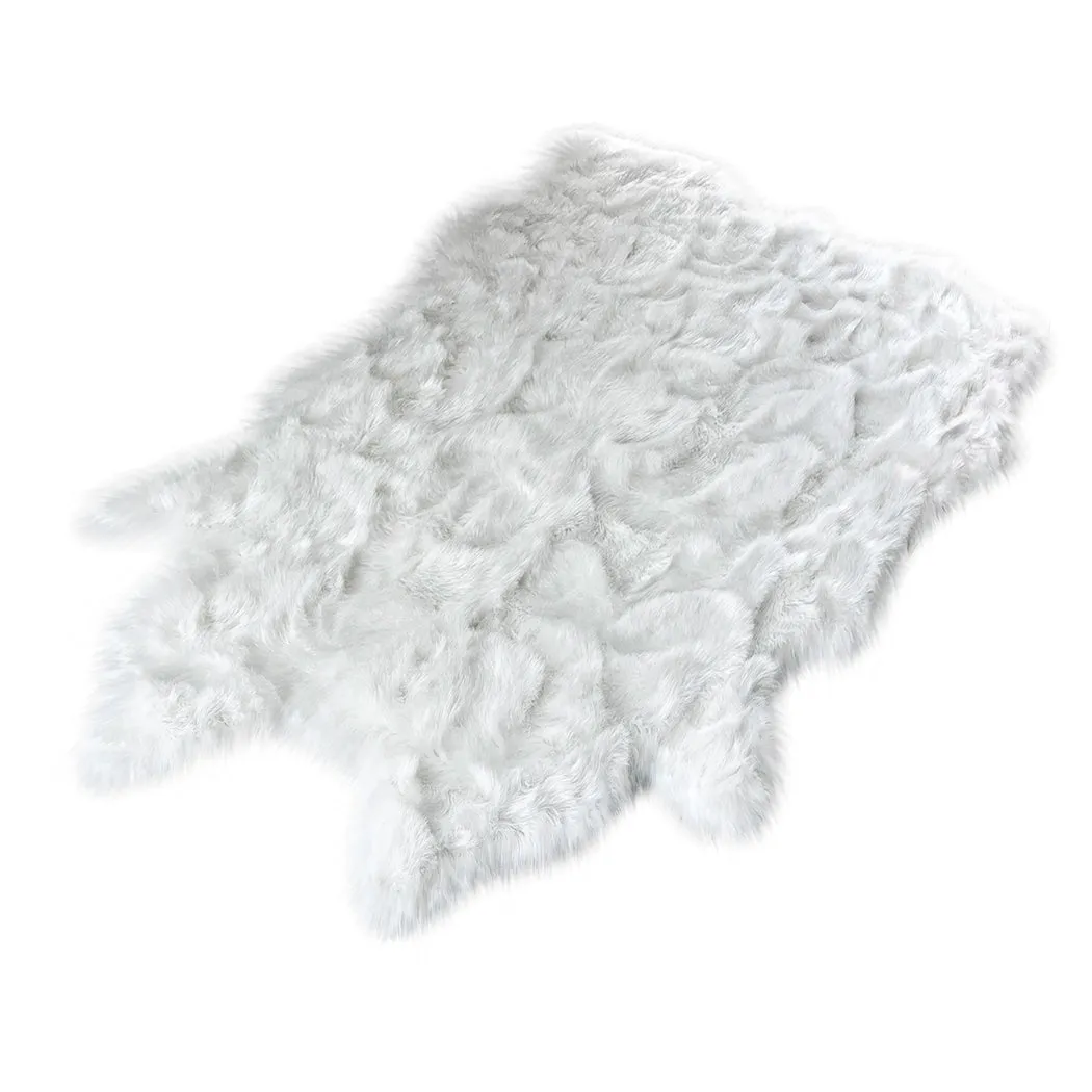 Ovella Home Premium Faux Buffalo Skin Shag Rug