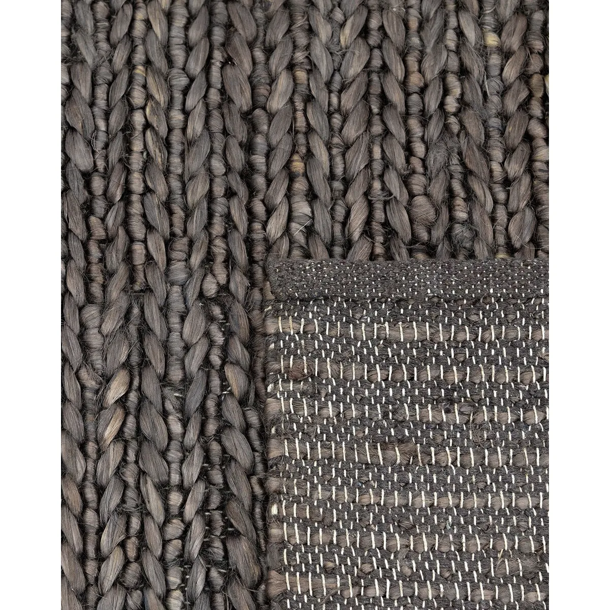 Overton Handmade Modern Contemporary Solid Area Rug