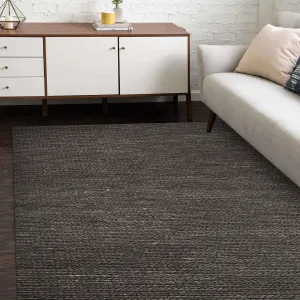 Overton Handmade Modern Contemporary Solid Area Rug