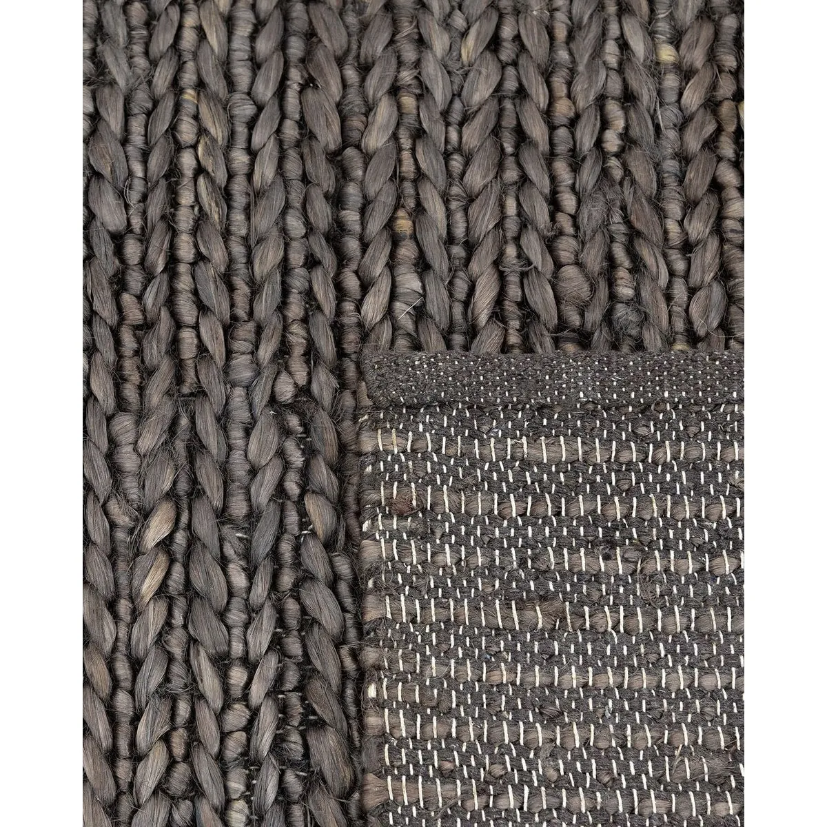 Overton Handmade Modern Contemporary Solid Area Rug
