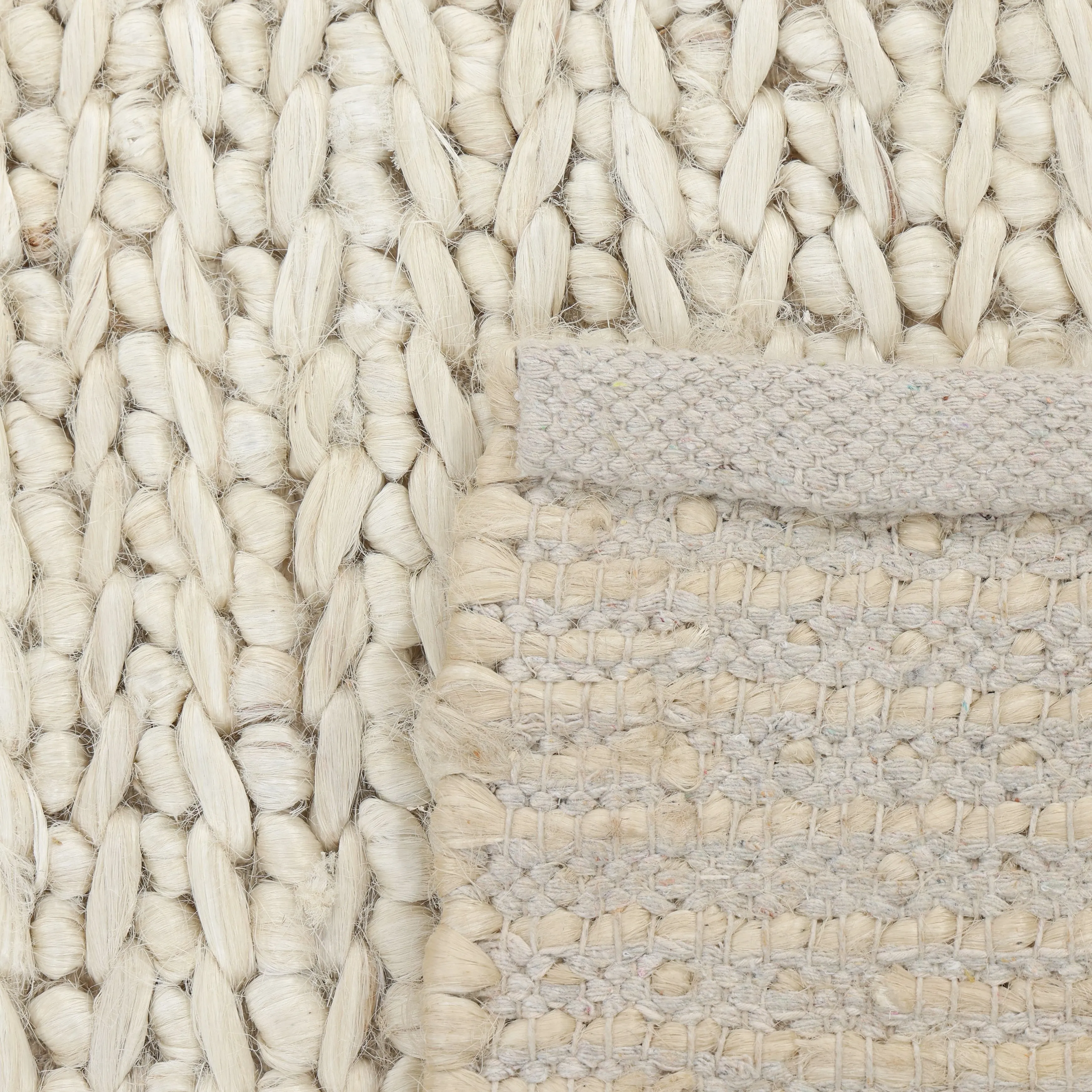 Overton Handmade Modern Contemporary Solid Area Rug