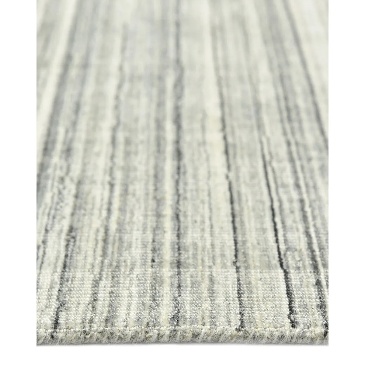 Overton Handmade Modern Contemporary Striped Area Rug