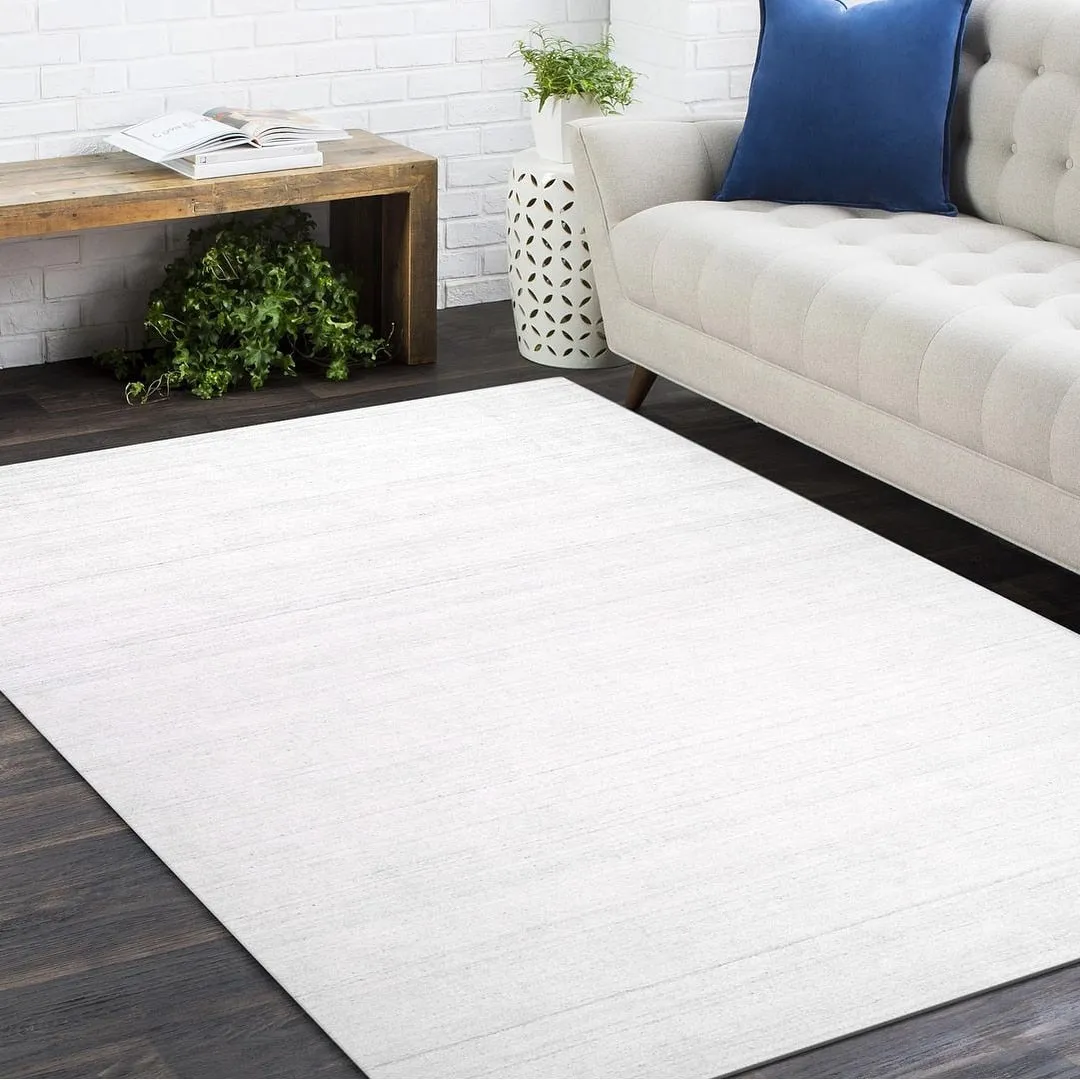 Overton Handmade Modern Contemporary Striped Area Rug