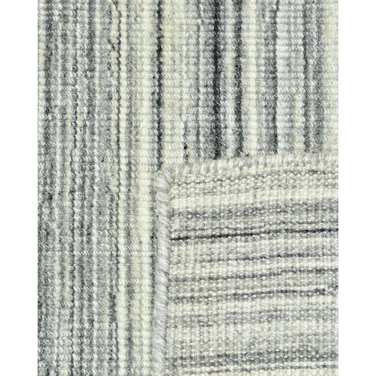 Overton Handmade Modern Contemporary Striped Area Rug