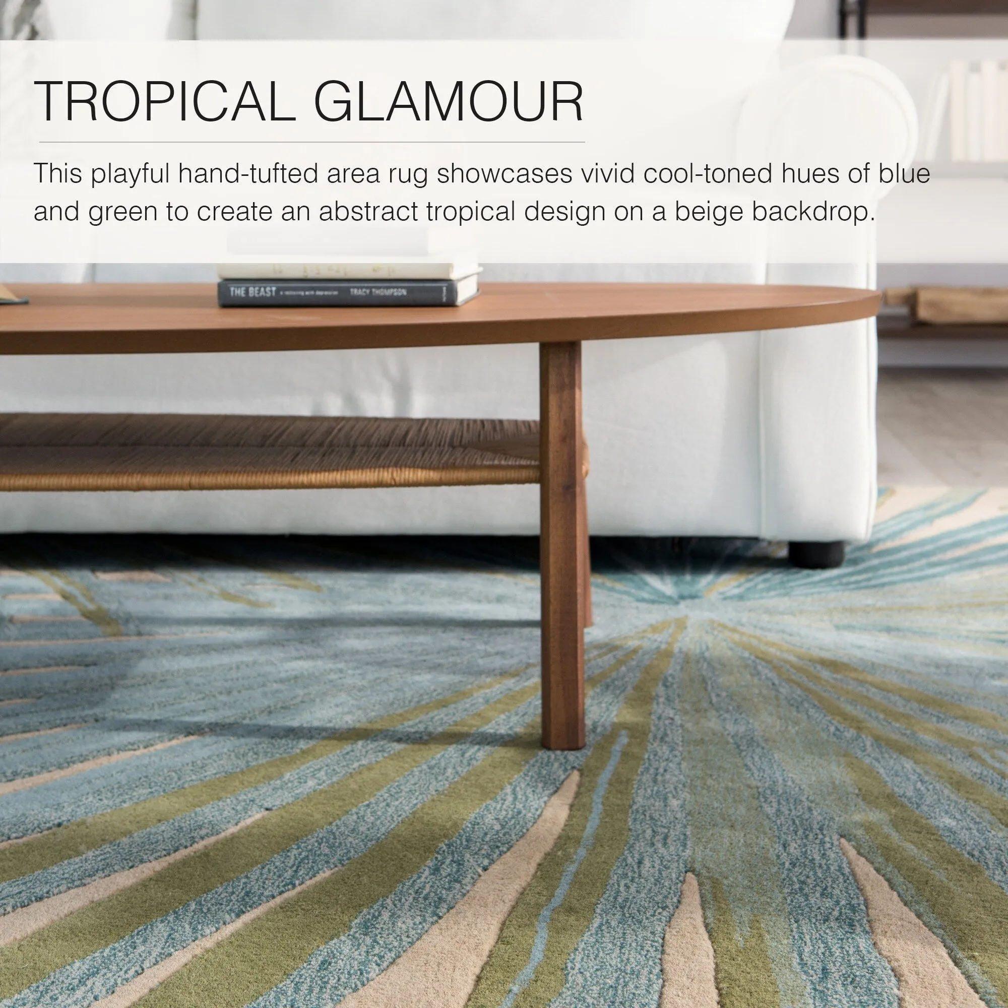 Palmetto Handmade Floral Area Rug