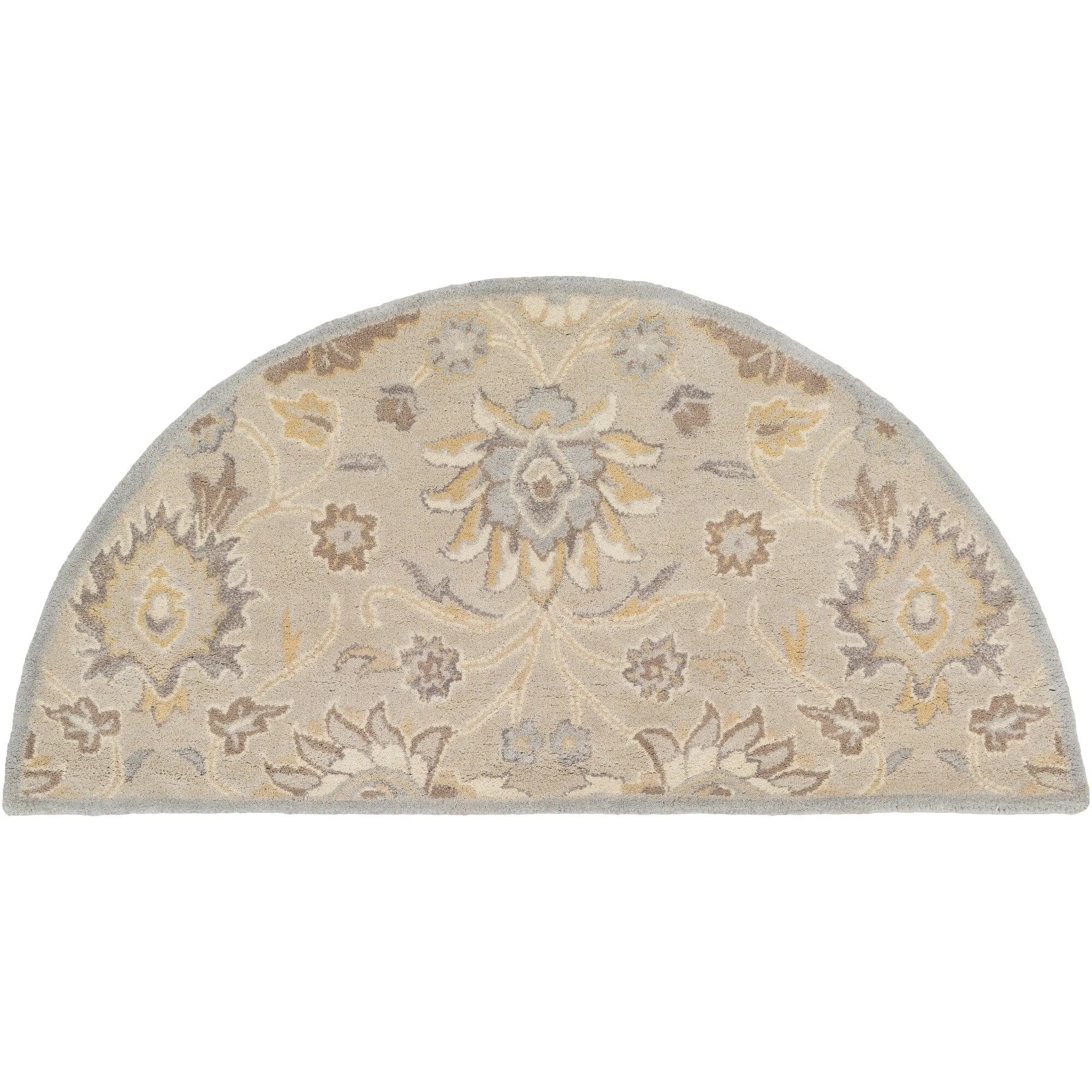 Patchway Handmade Classic Floral Wool Area Rug