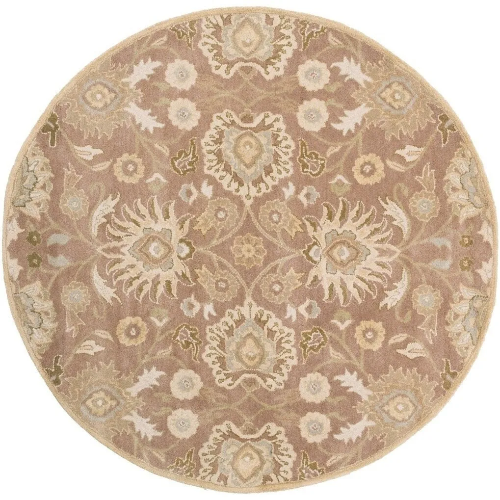 Patchway Handmade Classic Floral Wool Area Rug