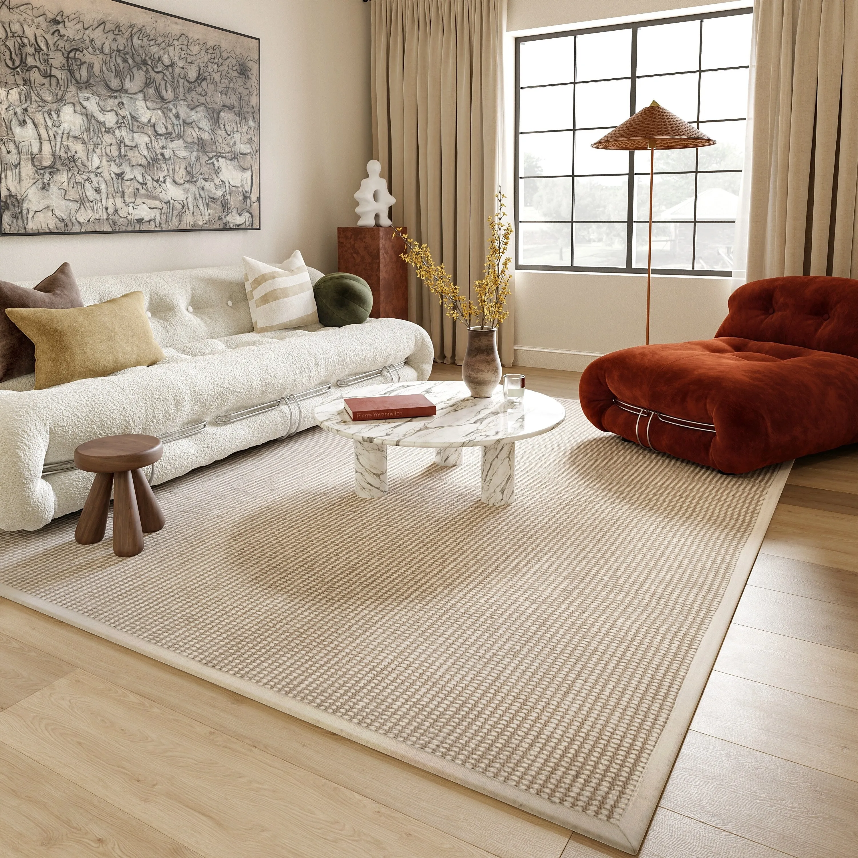 Patricia Jute and Wool Area Rug