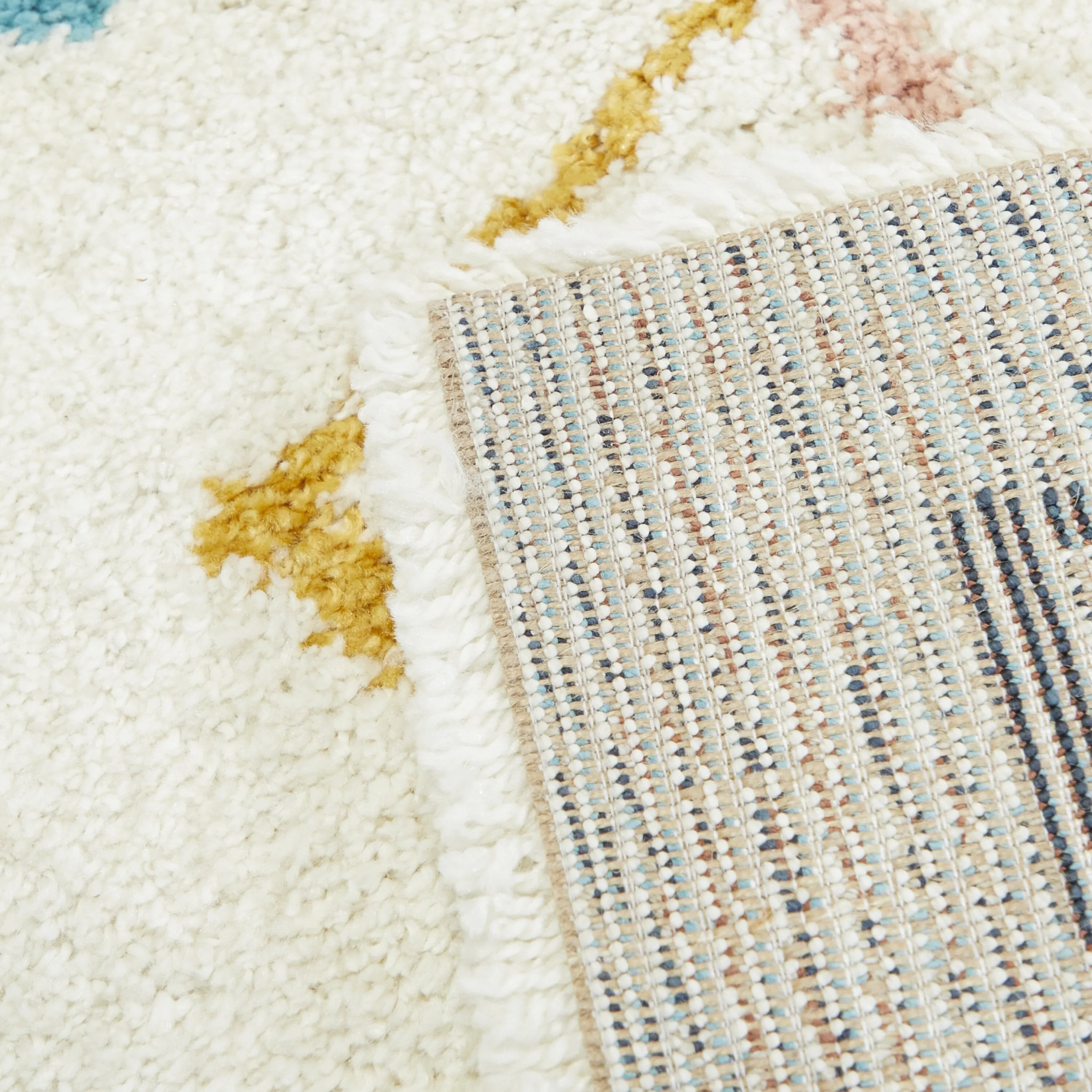 Pavel Abstract Geometric Shag Area Rug