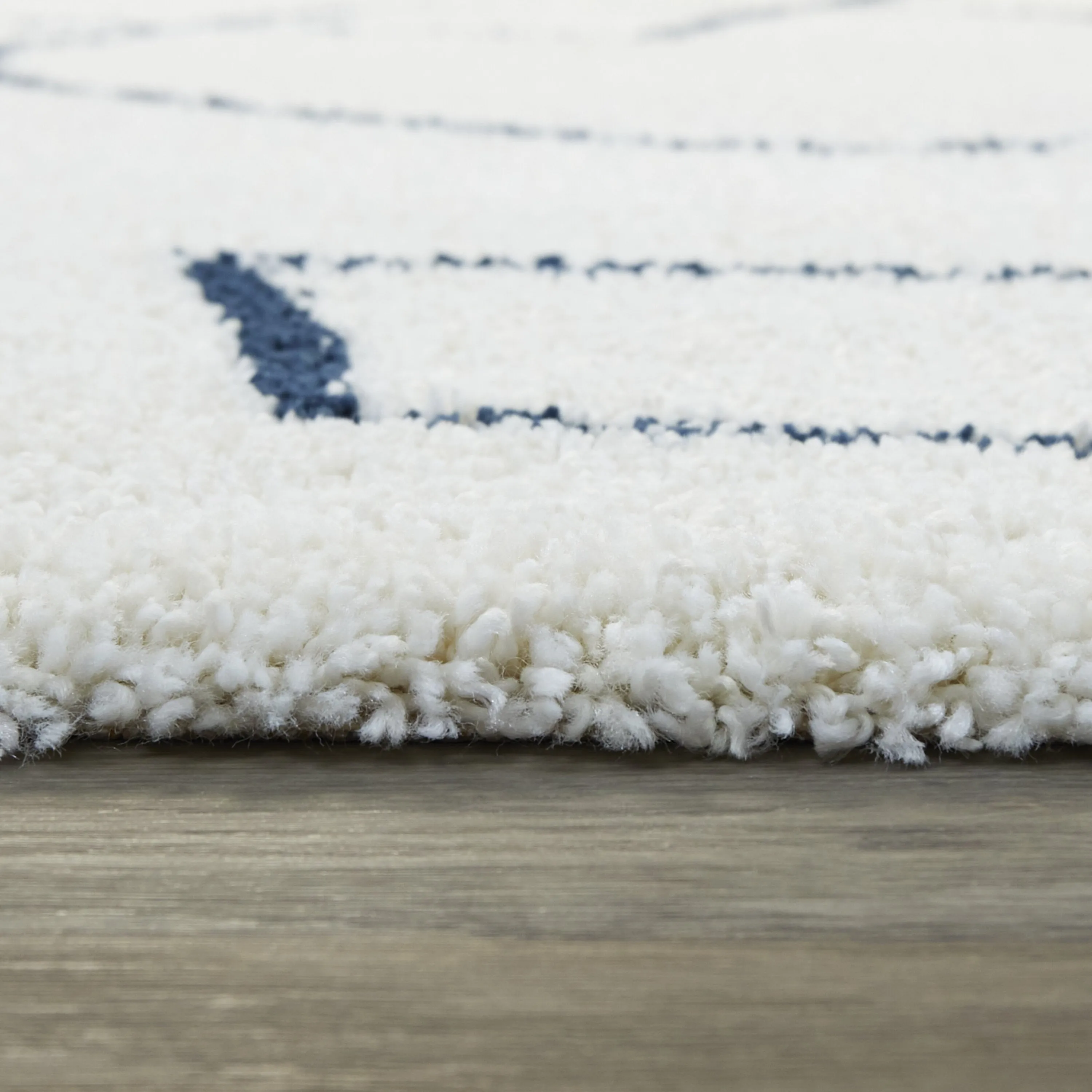 Pavel Abstract Geometric Shag Area Rug