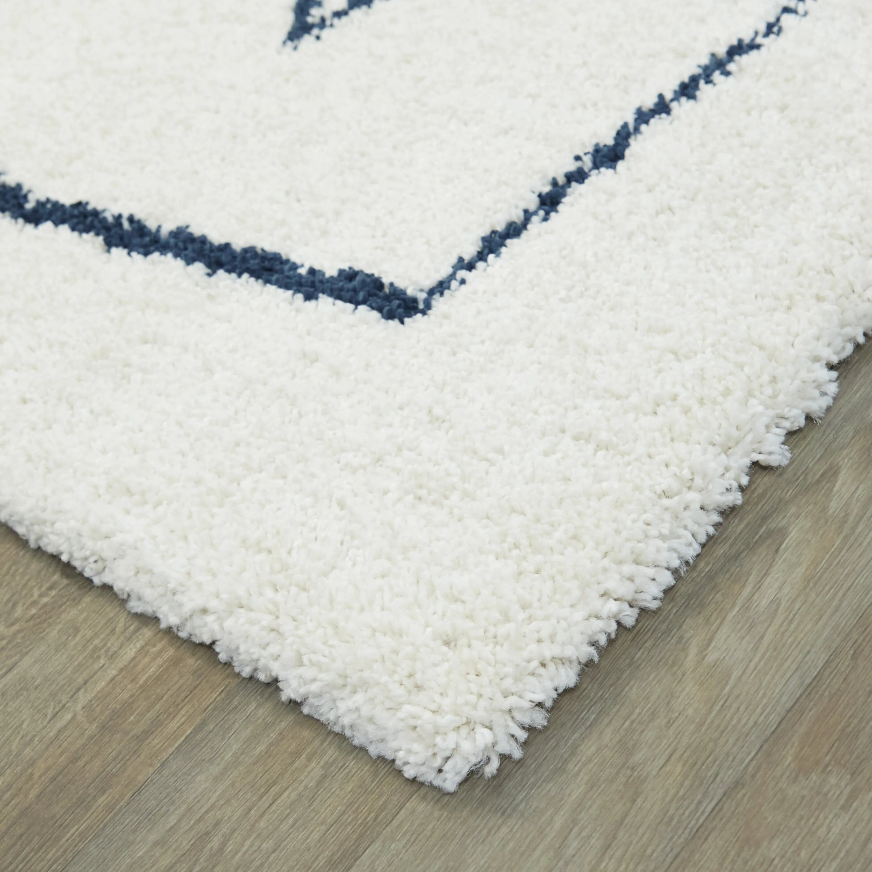 Pavel Abstract Geometric Shag Area Rug