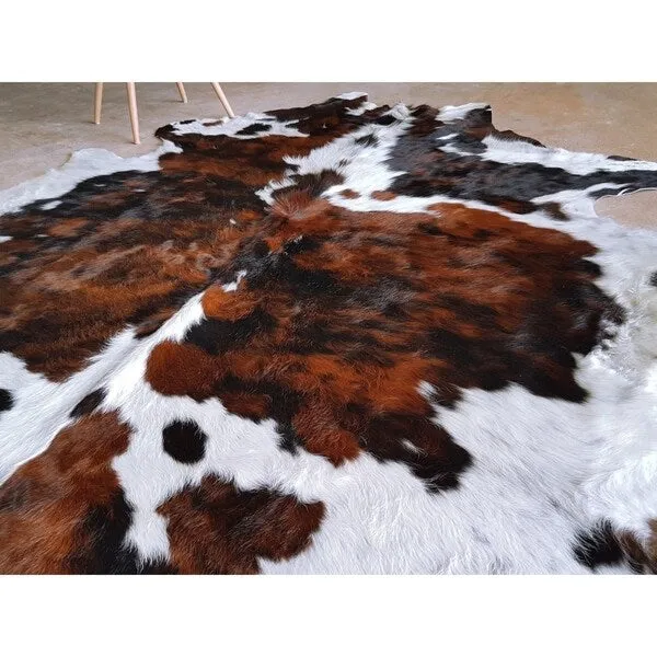 Pergamino Tricolor Exoctic Cowhide Rug