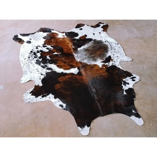 Pergamino Tricolor Exoctic Cowhide Rug