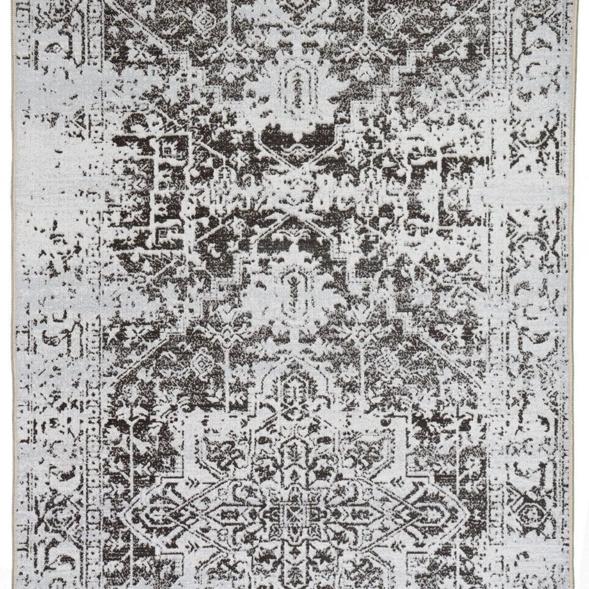 Playa Rug Machine Washable Area Rug Non Slip Backing Himalayas Vintage-Modern Floral Traditional Abstract Design