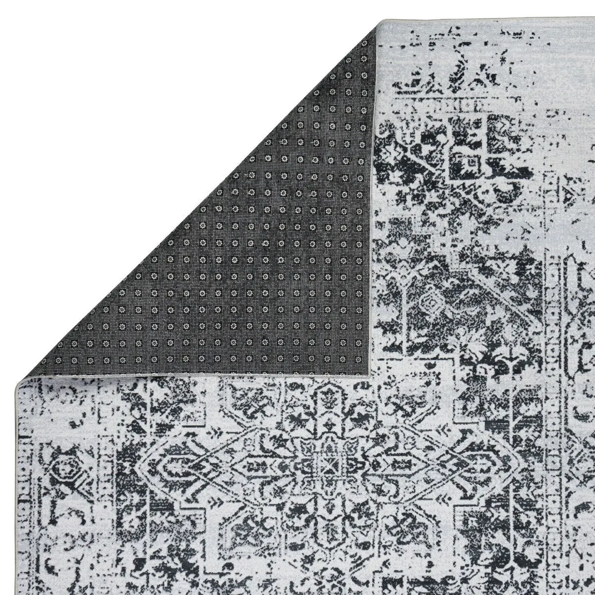 Playa Rug Machine Washable Area Rug Non Slip Backing Himalayas Vintage-Modern Floral Traditional Abstract Design