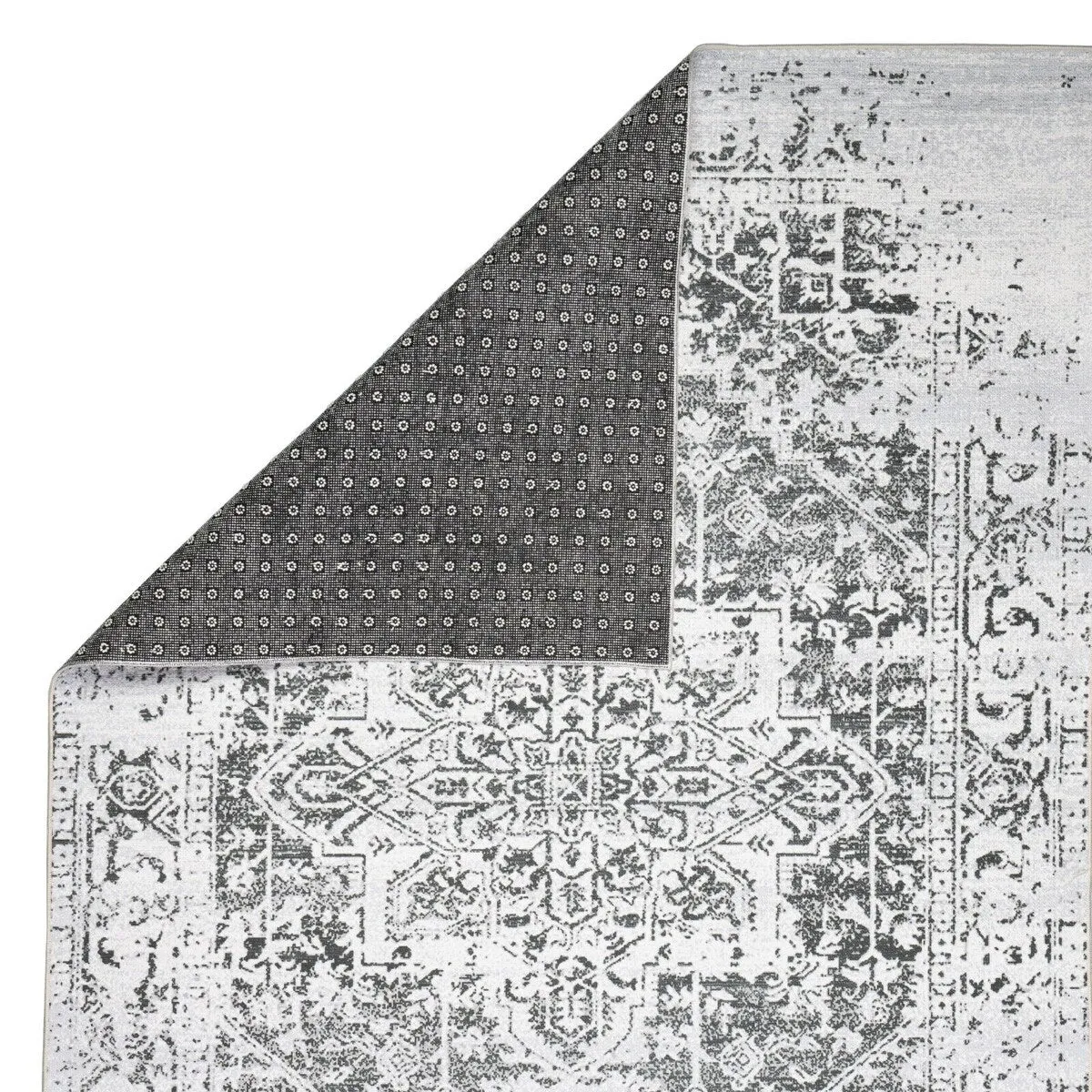 Playa Rug Machine Washable Area Rug Non Slip Backing Himalayas Vintage-Modern Floral Traditional Abstract Design