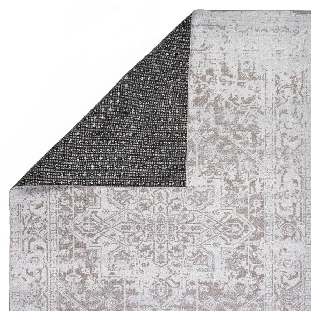 Playa Rug Machine Washable Area Rug Non Slip Backing Himalayas Vintage-Modern Floral Traditional Abstract Design